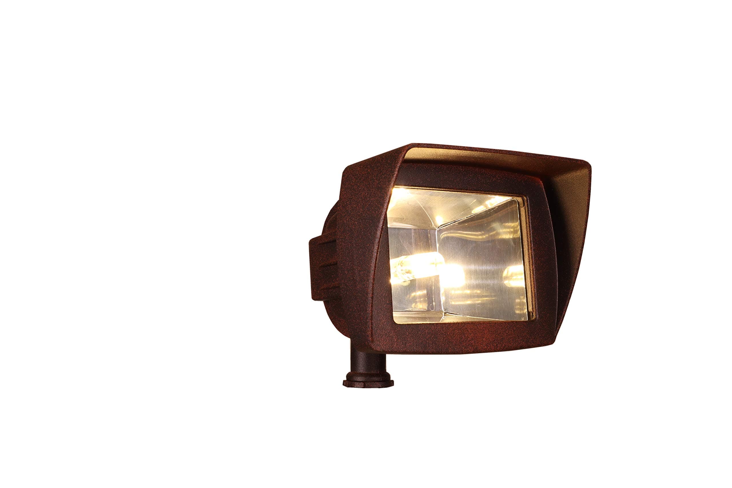 Best Pro Lighting Low Voltage Landscape Lighting Flood Light in Rust Finish