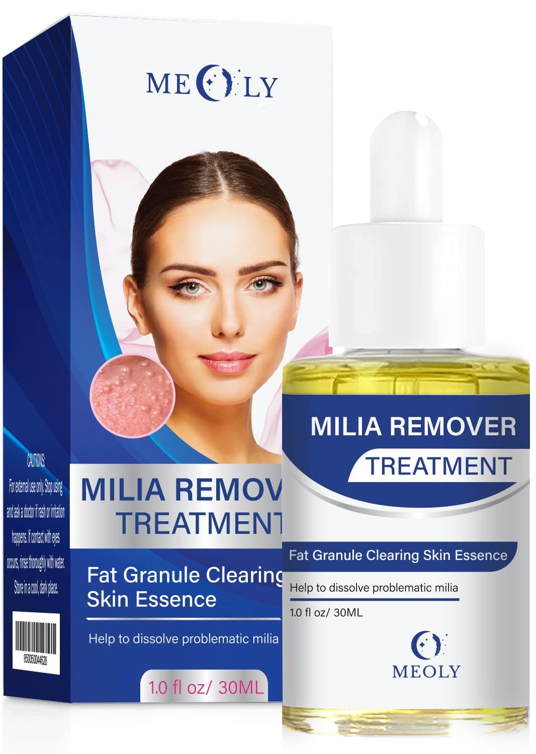 MEOLY Millio eliminator, localized treatment for millios that helps dissolve and reduce milliums, whiteheads and sebaceous hyperplasia. New formula 25ml