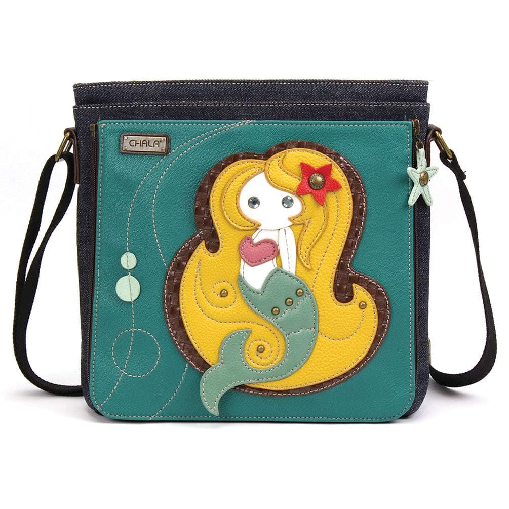 CHALA Deluxe Messenger Bag Mermaid