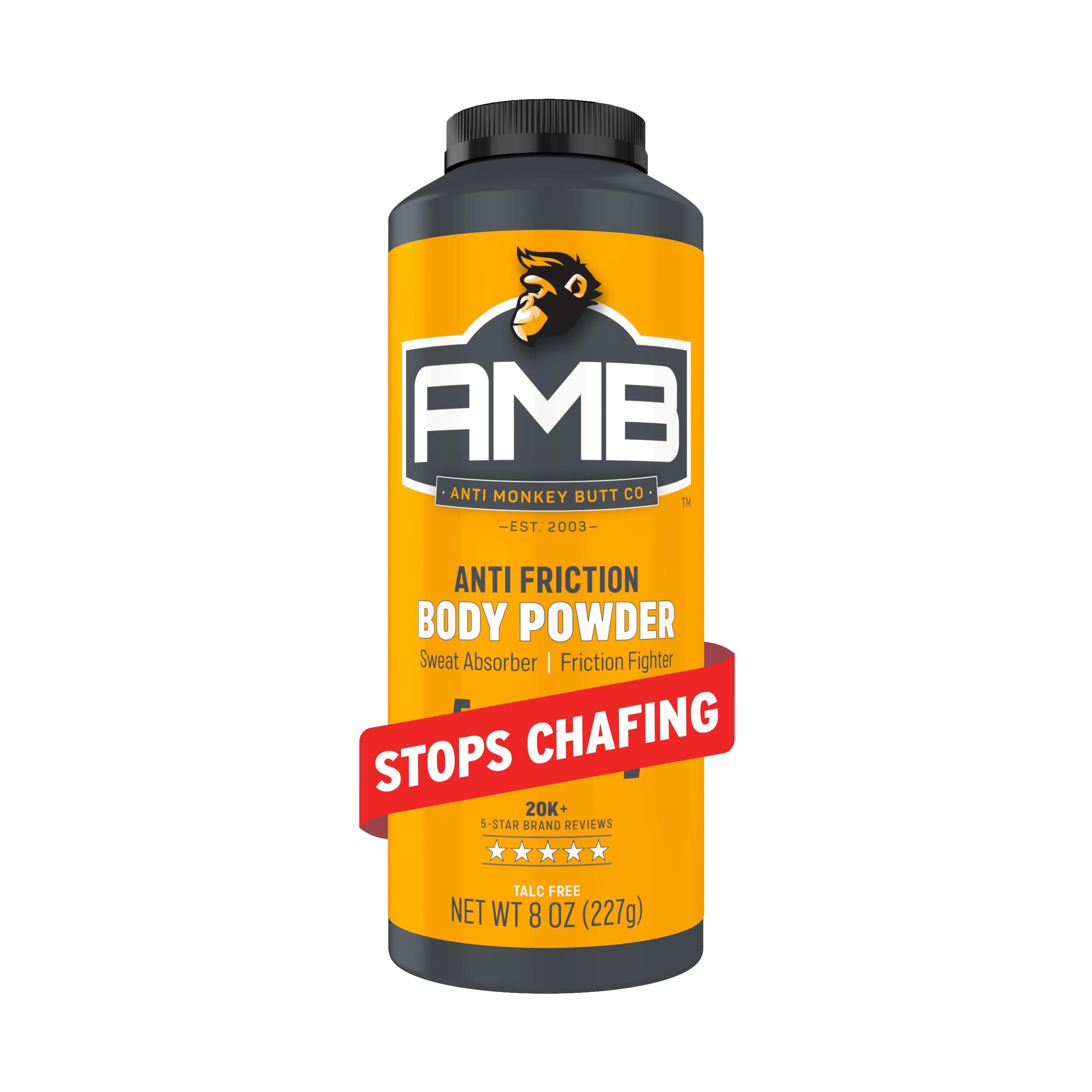 Body Powder for Women & Men - Talc-Free, Hypoallergenic Formula for Anti-Chafing & Anti-Itch - Absorbs Sweat & Fights Friction - With Calamine - 8 oz