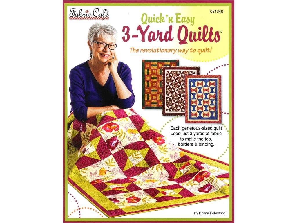 Fabric Cafe Bk Quick N' Easy 3 Yard Quilts Back