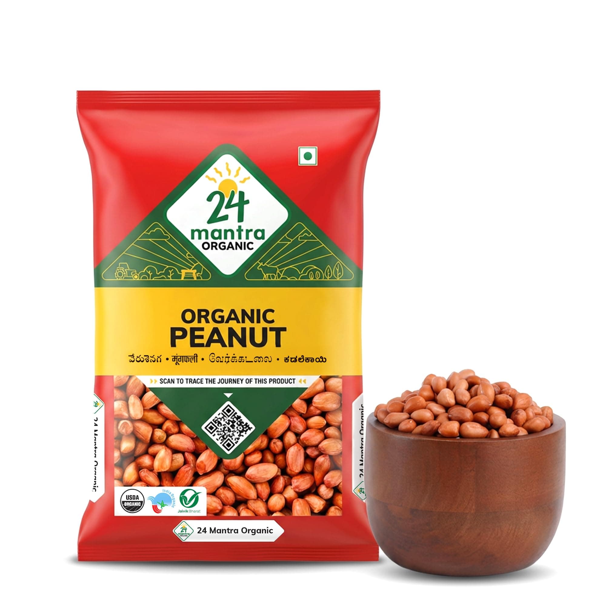 24 Mantra Organic Peanut 500g