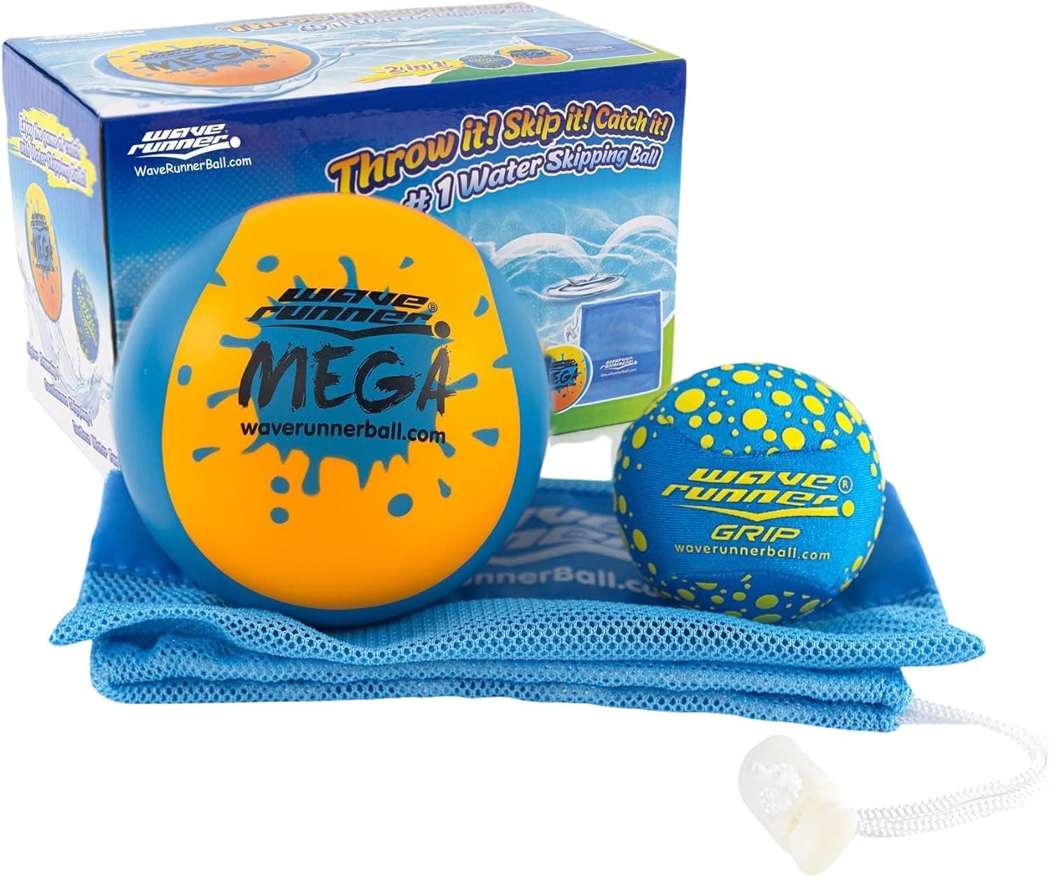 Soft Foam Water Pack Bundle Speed Duo Set Water Bouncing Grip Balls Great Summer Toy Beach Swimming Pool River Lake