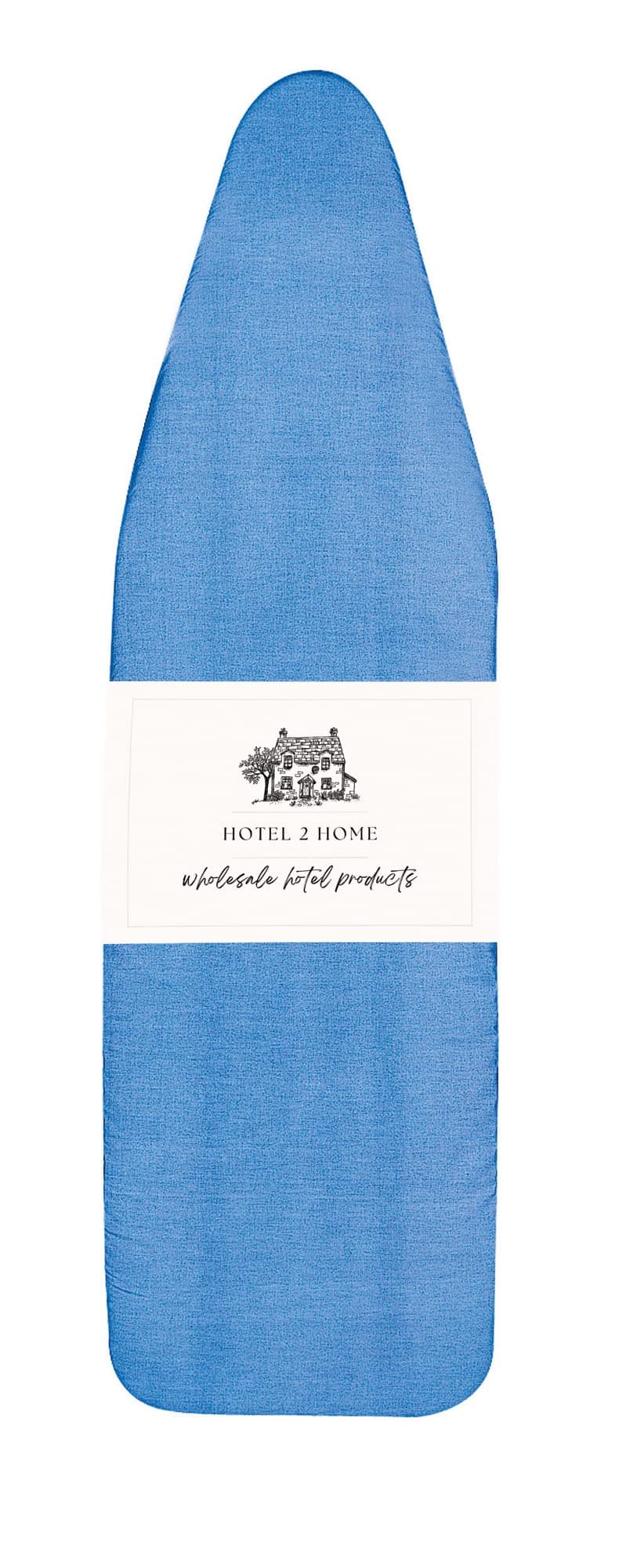 Full Size Ironing Board Cover Pad – Thick Padded Iron Board Pad with Soft Ironing Surface – Stain & Scorch Resistant Protector for Clothes – Bungee Binding – Blue