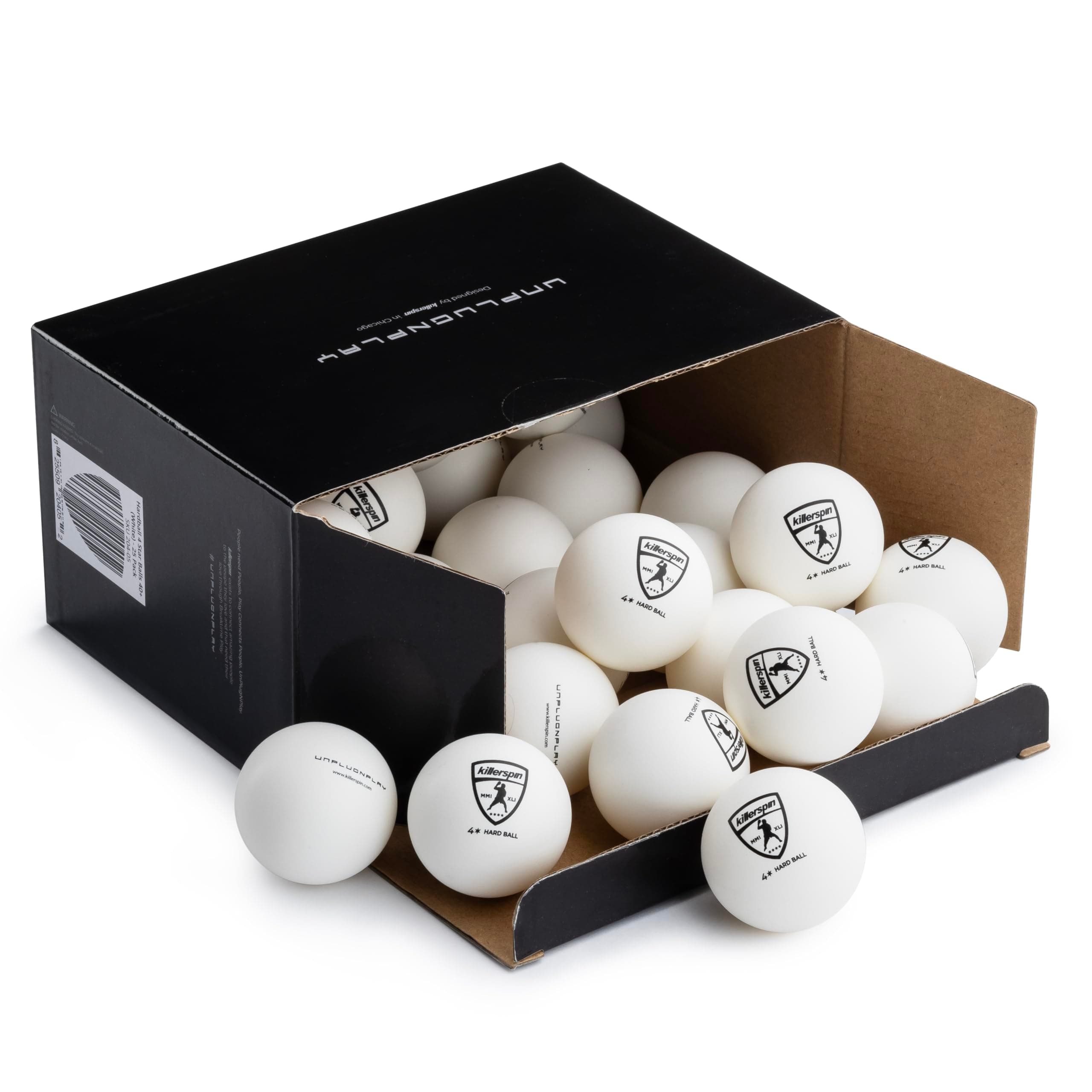 Killerspin 4 Star Hardball 40+ (White)