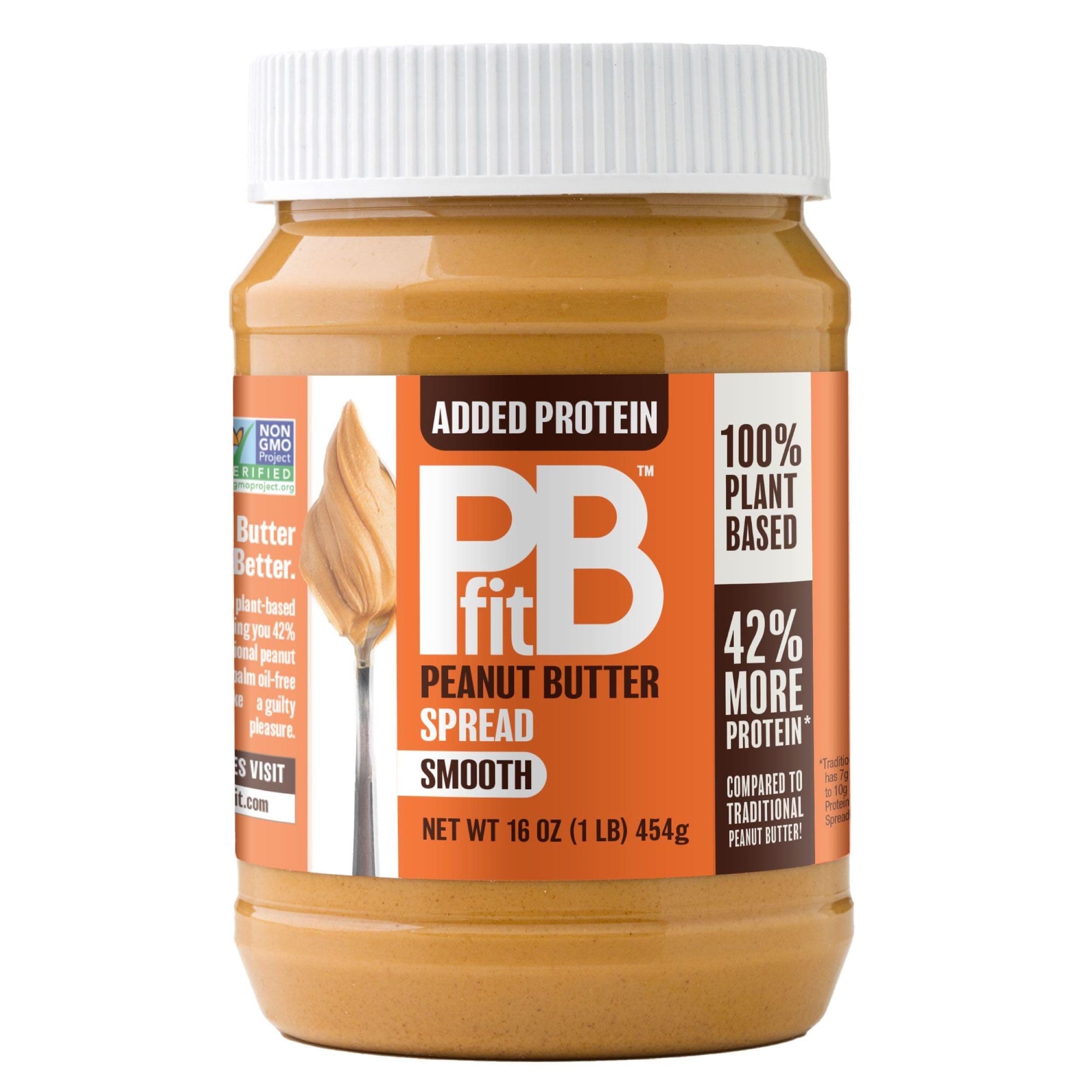 Peanut Butter Spread, 10g Plant Based Protein per Serving, Keto and Vegan Nut Butter, No Palm Oil, No Artificial Sweeteners or Preservatives, 16 oz