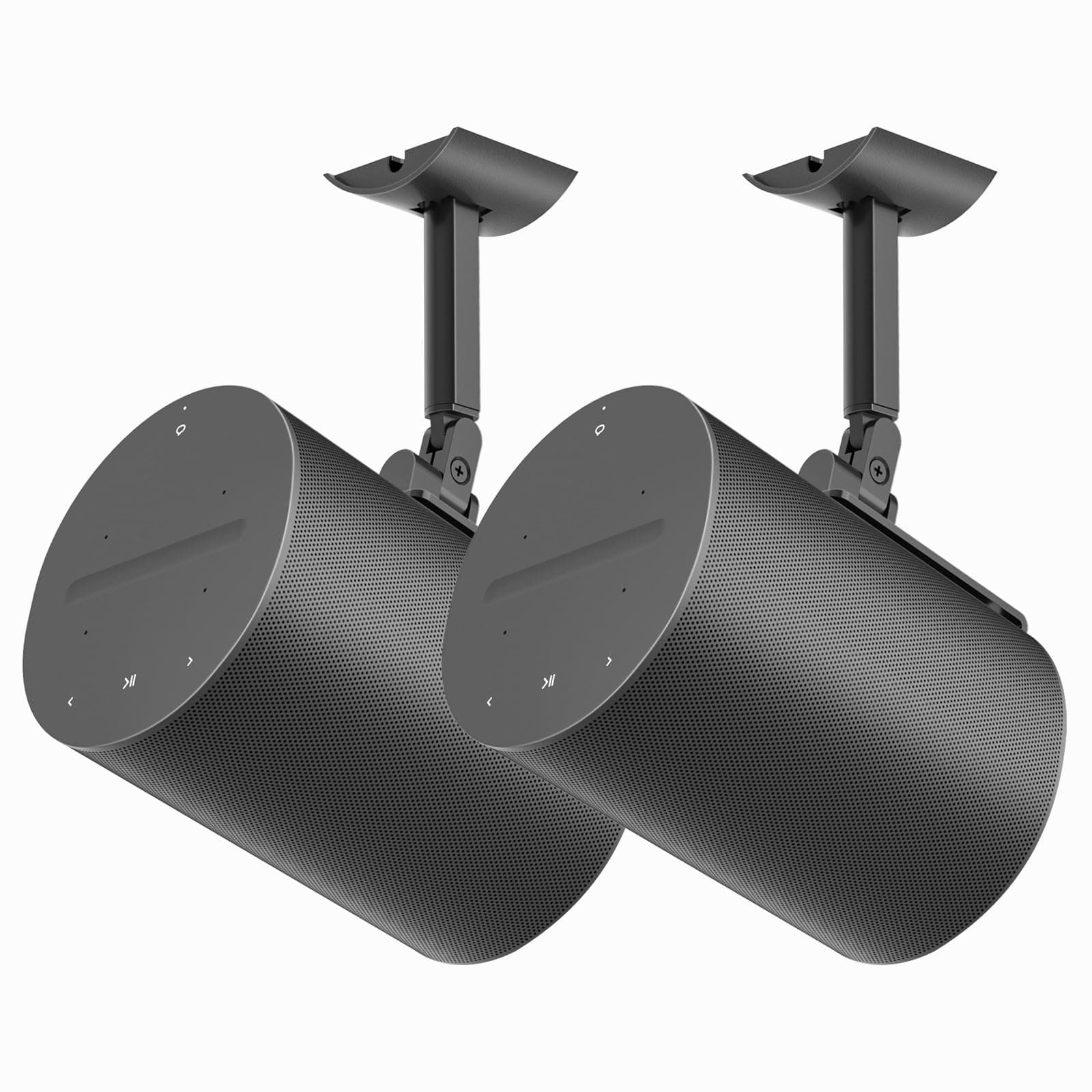 Heavy-duty Speaker Wall Mount and Ceiling Speaker Mount for Sonos Era 100 Wireless Speaker Mount,Tilt & Swivel Adjustable Mount or Sonos Era 100 Speaker with Hardware Kit - 2 Pack, Black