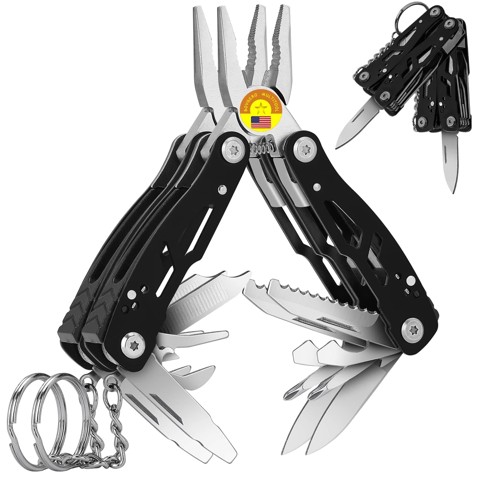 Bovgero 2pcs Mini Multitool