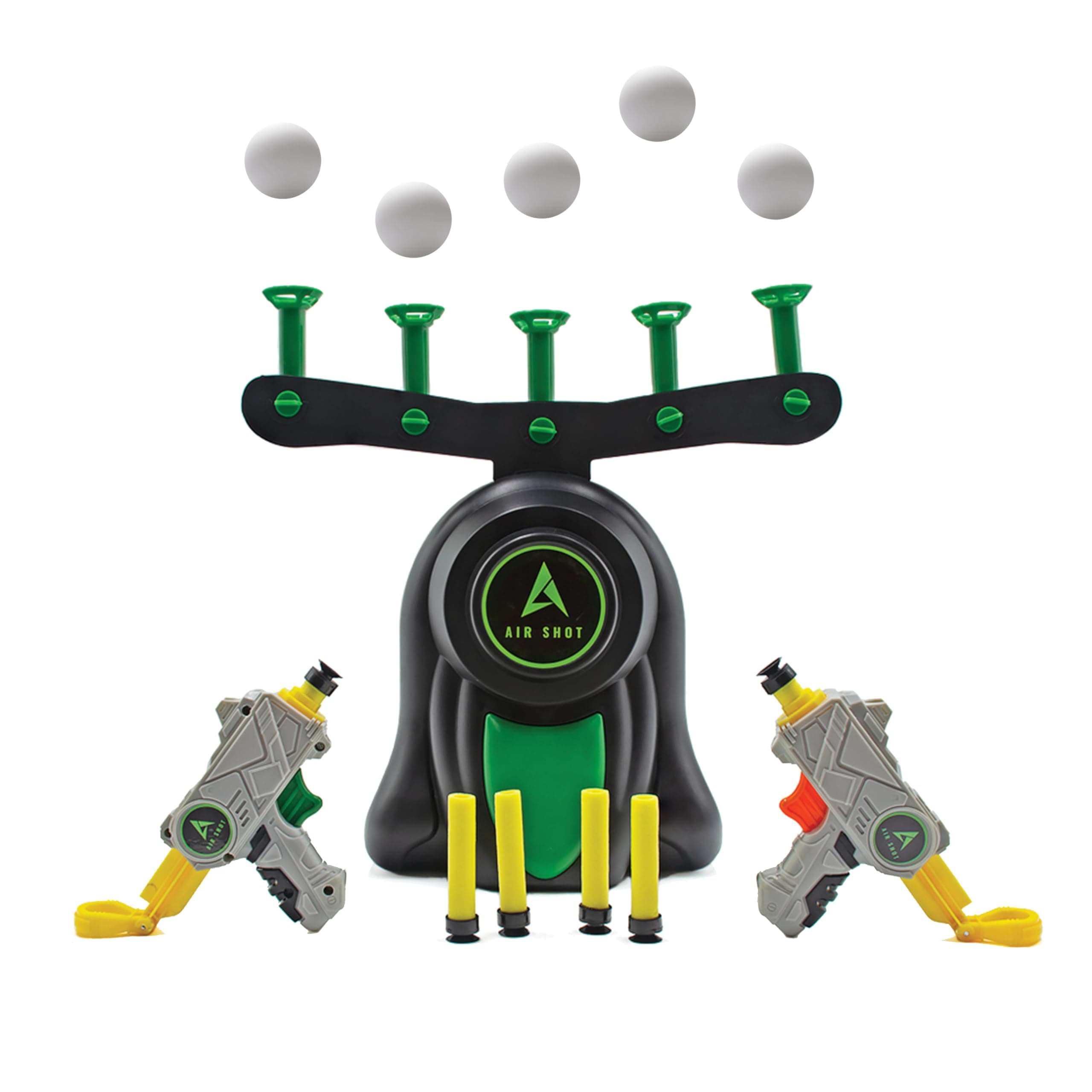 #winning Air Shot Hovering Ball Foam Dart Two Player Skill Shooting Blaster Game