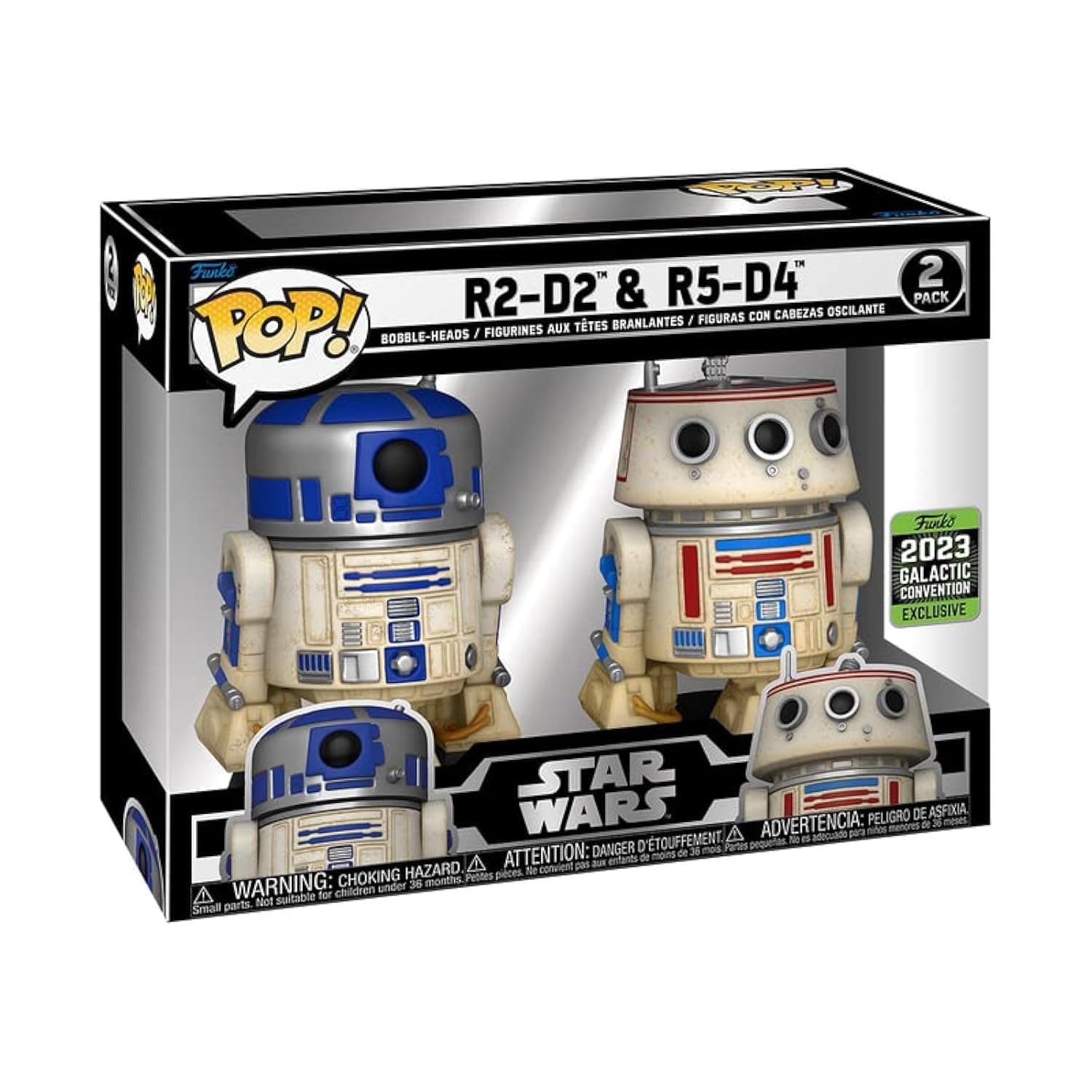 Funko Pop! R2-D2 & R5-D4 2-Pack Convention Exclusive