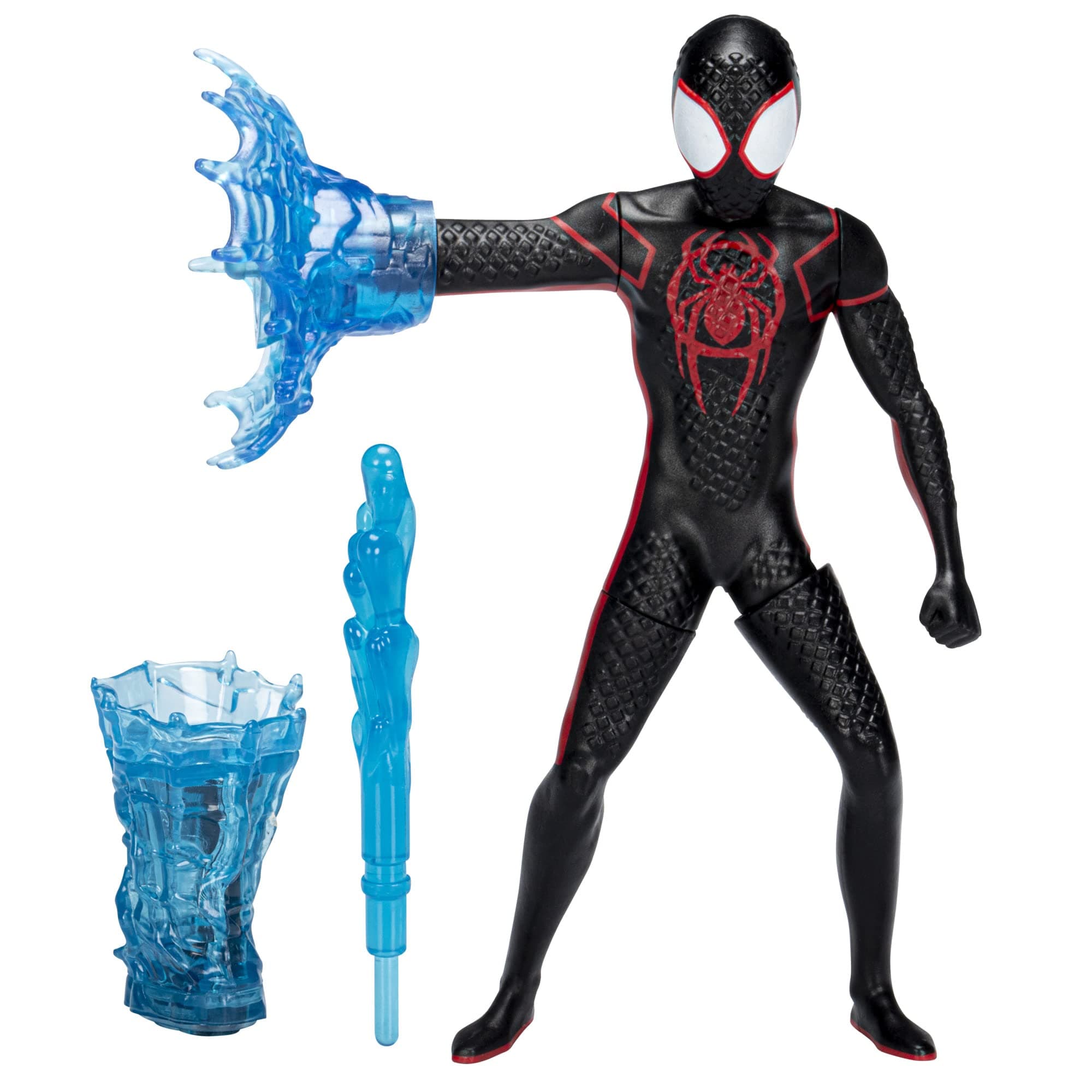 Spider-Man Marvel Across the Spider-Verse Web Spinning Miles Morales Toy, 6-Inch-Scale Deluxe Figure, Kids Ages 4 and Up