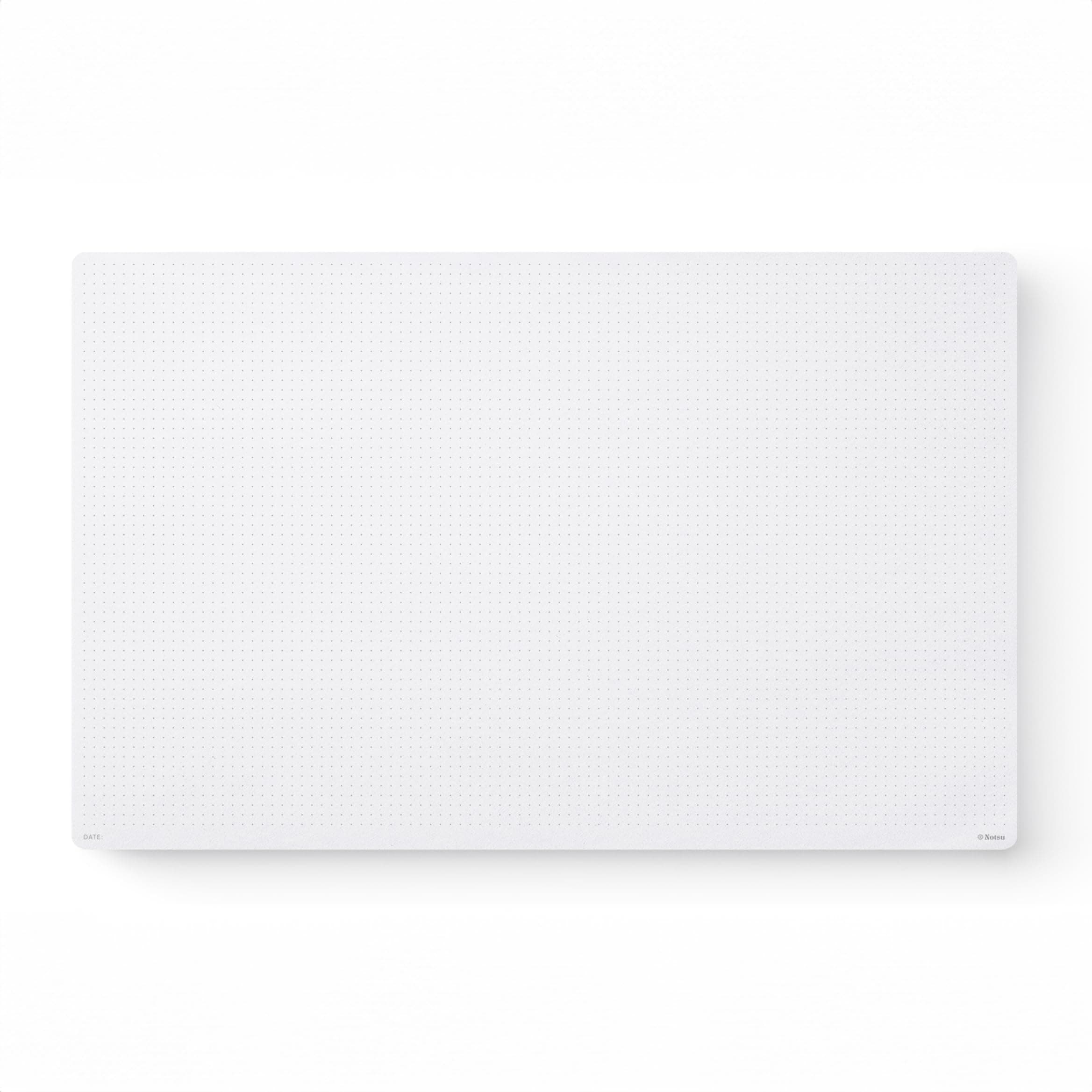 Notsu Dot Grid Notepads 11 x 17 inch | Large Dotted Memo Desk Pads with Premium Thick Paper 120gsm