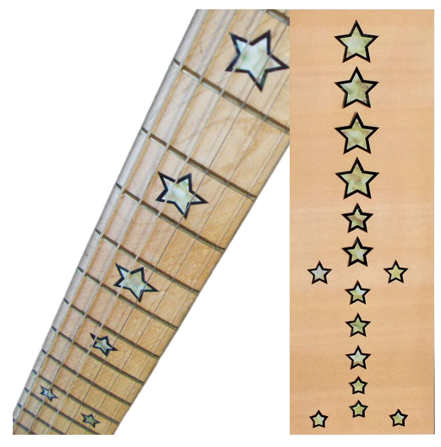 Jockomo Sambora Star Guitar Inlay Sticker