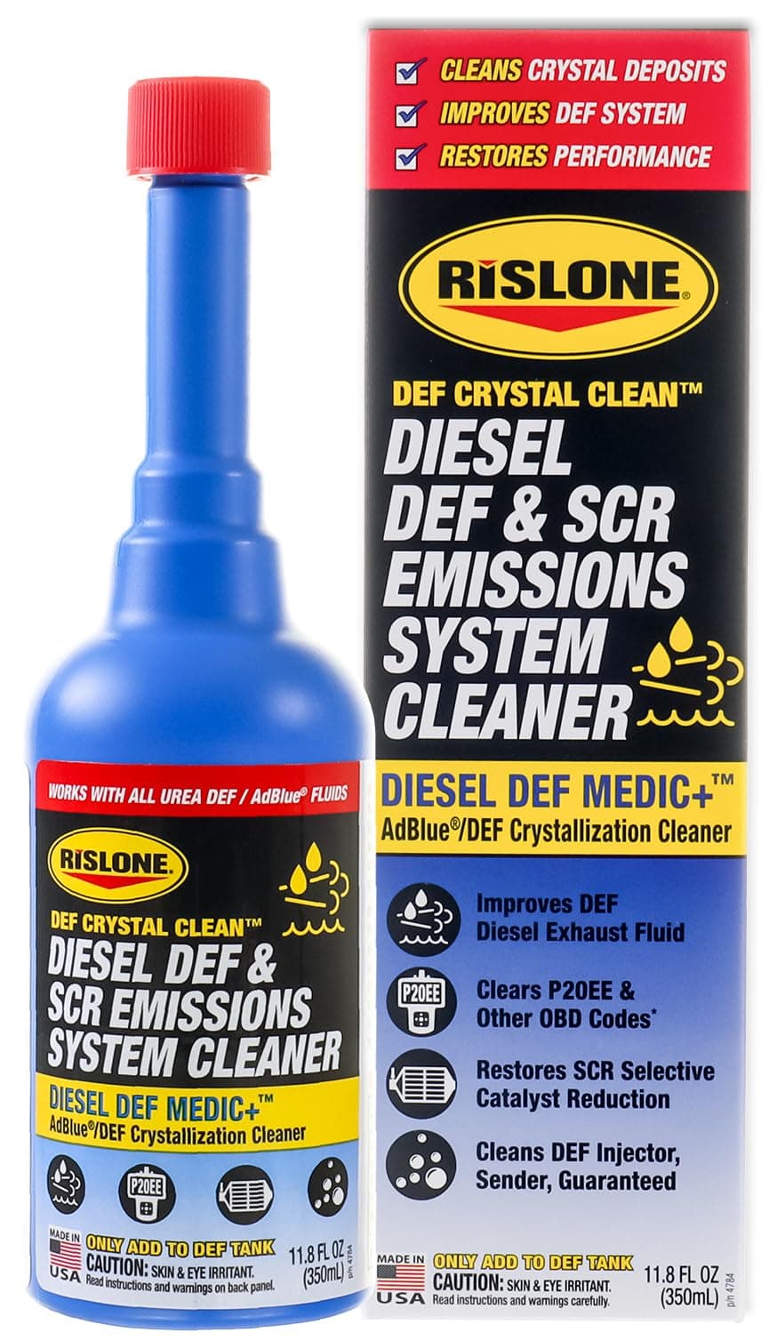 Rislone DEF Crystal Clean™ Diesel DEF & SCR Emissions System Cleaner, 11.8 oz