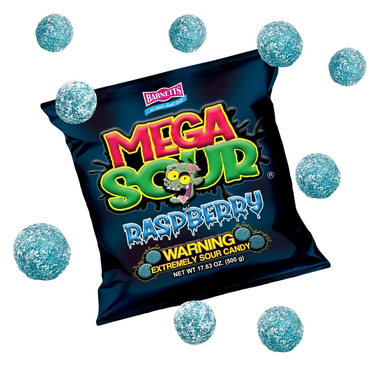 MEGA Sour Raspberry 500g