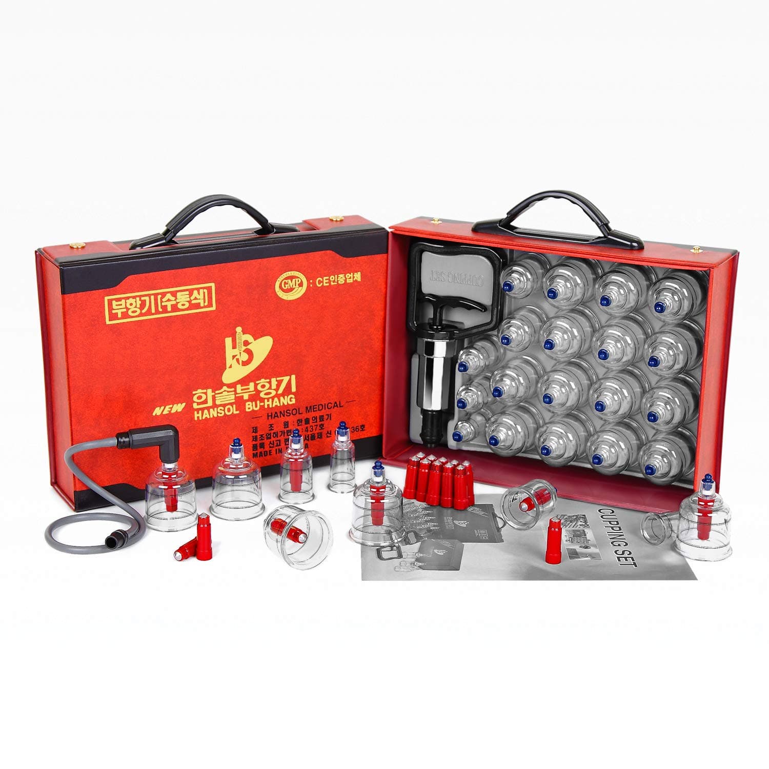 Schroepfset HS-19, Set to Cupping HAN SOL, Cupping Set, Vacuum bell, Cupping