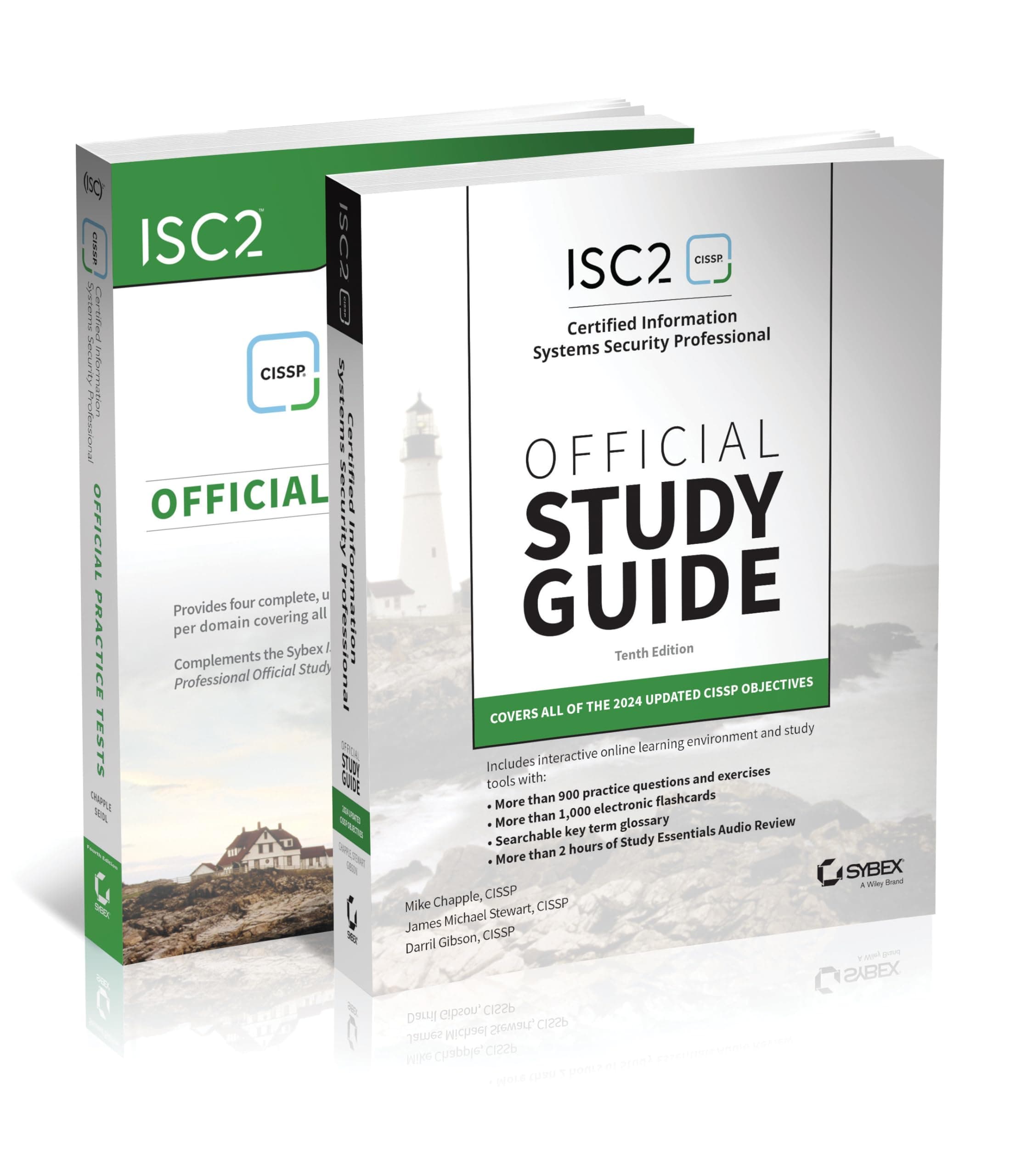 ISC2 CISSP Official Study Guide and Practice Tests Bundle