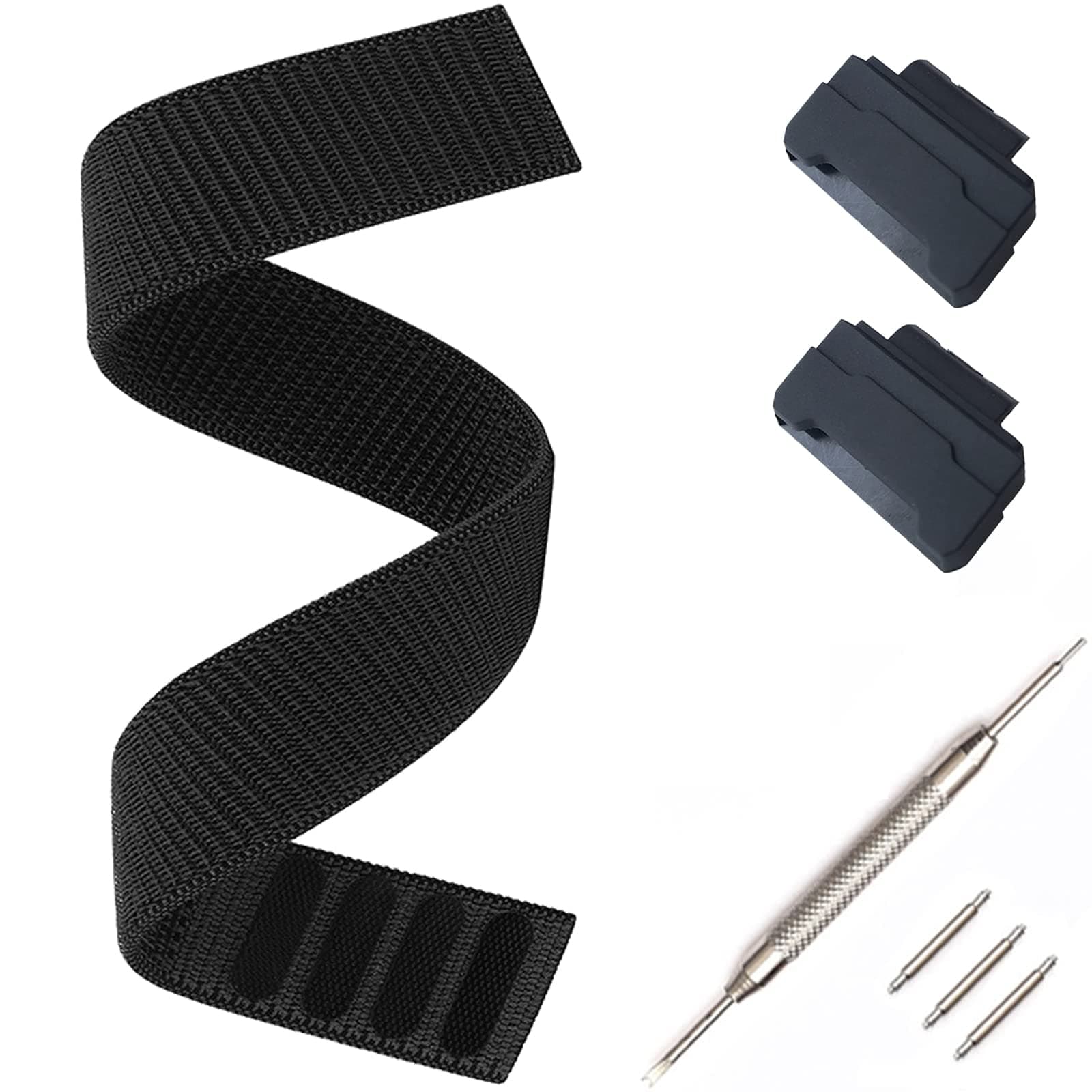 LijinlanNylon Strap Replacement for G-Shock Watch Bands Compatible with Casio G-Shock Watch Model GA-100/110/120/300/400/GBX100/GD120/DW-5305/DW-D5500/DW6900/DW9052/GWM-5610/GW-B5600/GM-5600