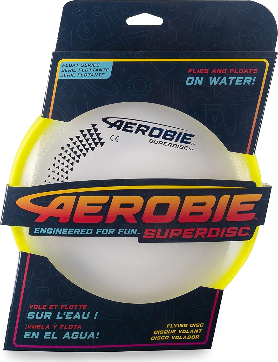 Aerobie10" Super Disc - Flying Disc, Yellow