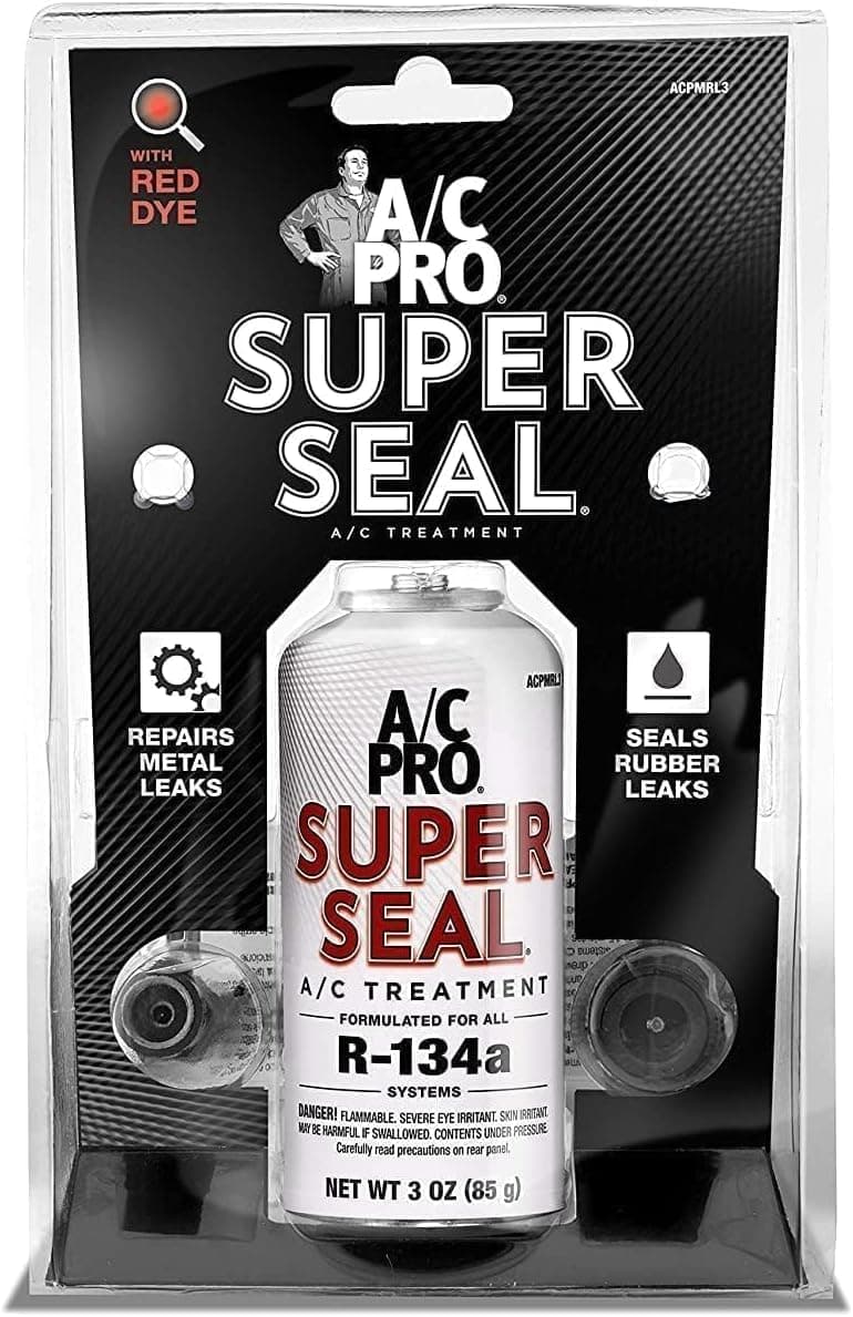 InterDynamics A/C Pro Super Seal AC Stop Leak Kit with Dispensing Hose - 3 OZ