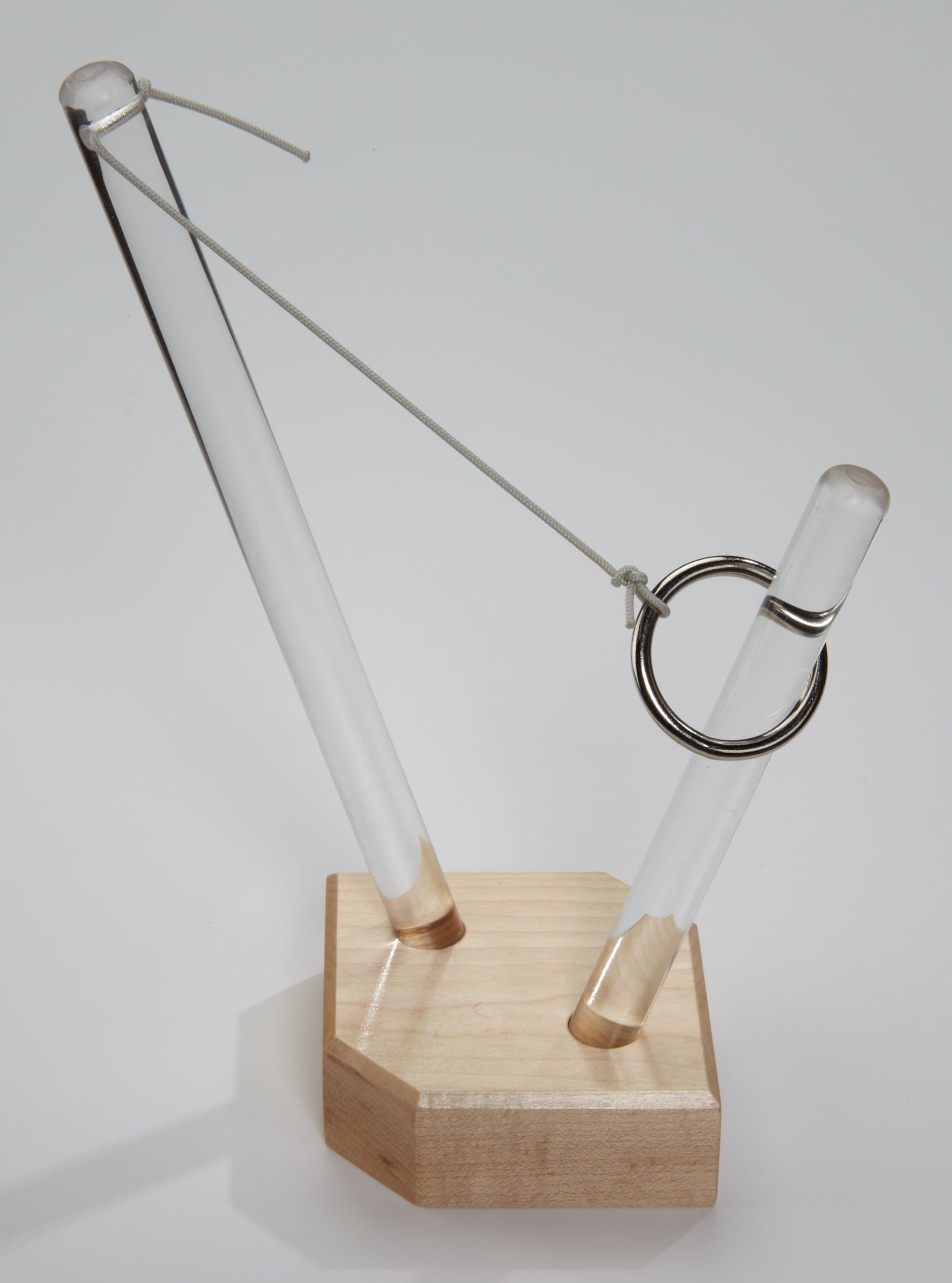 Copplestone Games Orbiting Ring Toss Game – Orbiter 10” Edition – Portable Family Fun