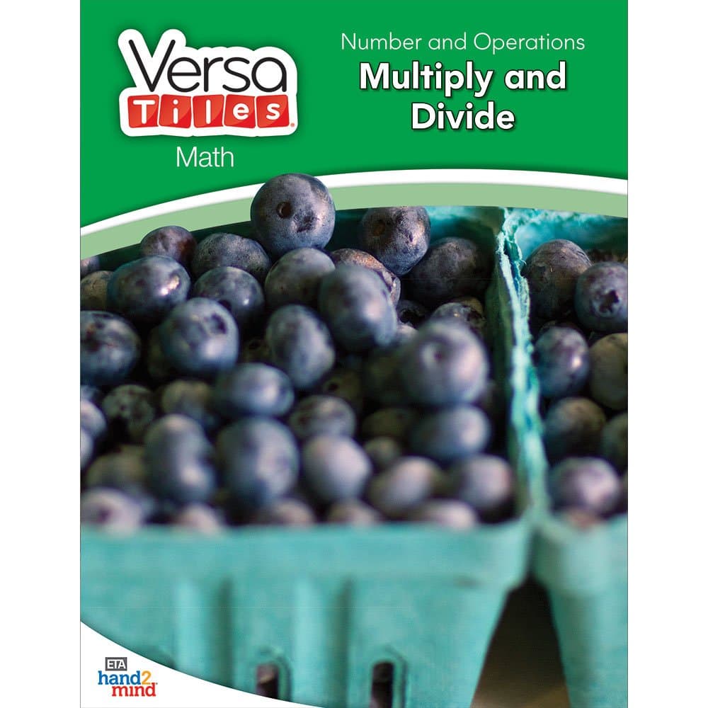 hand2mind VersaTiles Math Books Grade 3 (Number and Operations: Multiply and Divide)