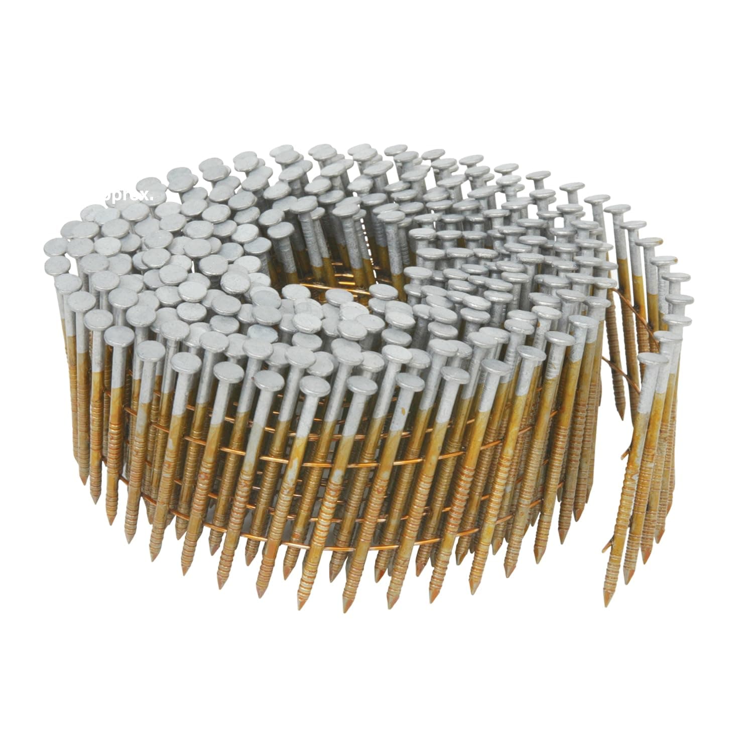 Metabo HPT Coil Siding Nails 3,600 Count, 1-3/4" x .092, 15 Degree Full Round Head, Ring Shank, Wire Coil, Hot Dipped Galvanized Steel Nails, for Siding, Fence Nails, Metal Siding, 13363HPT