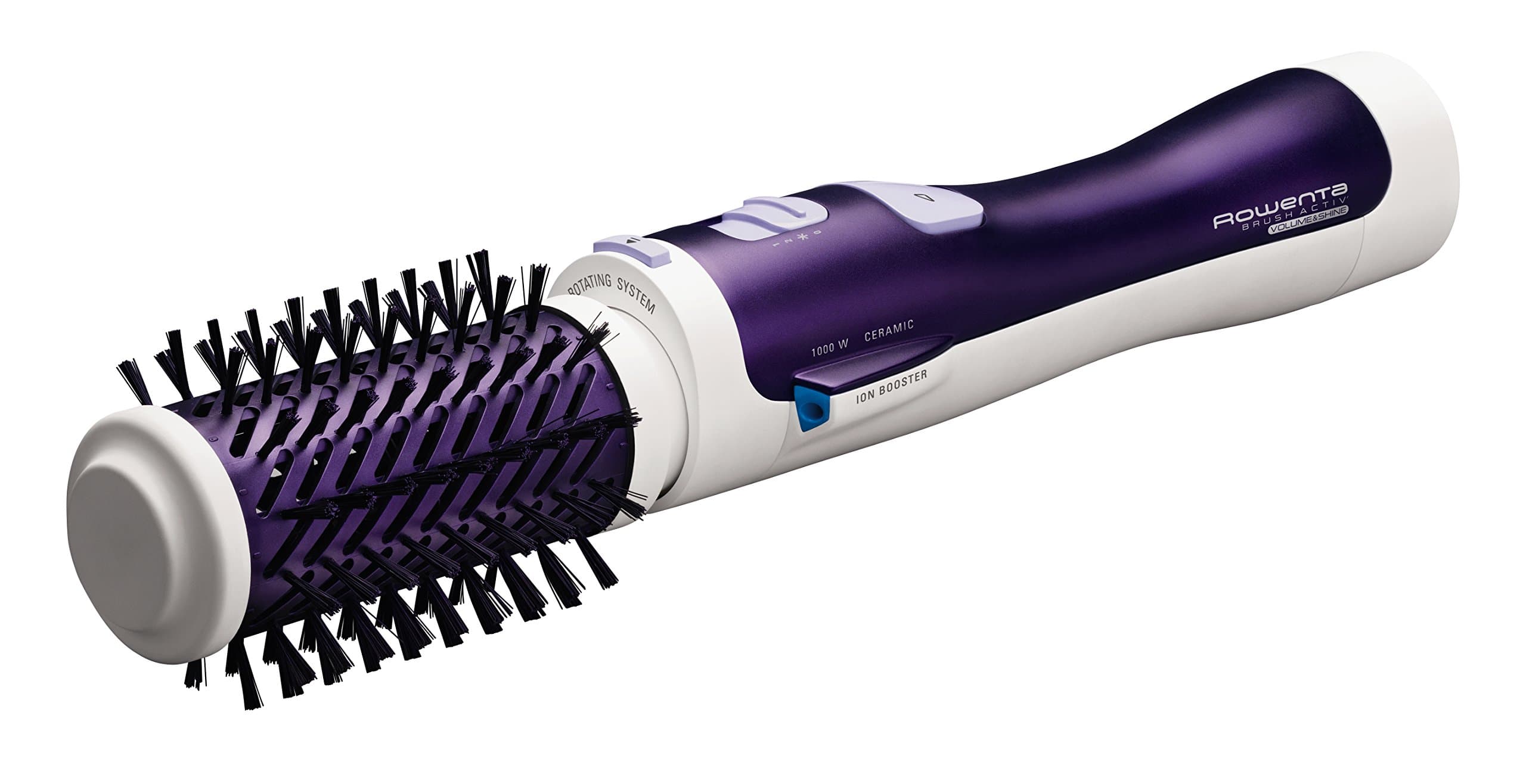 Rowenta Rotating Brush CF9320 Hot Air Ionic Booster 1000W - white-purple