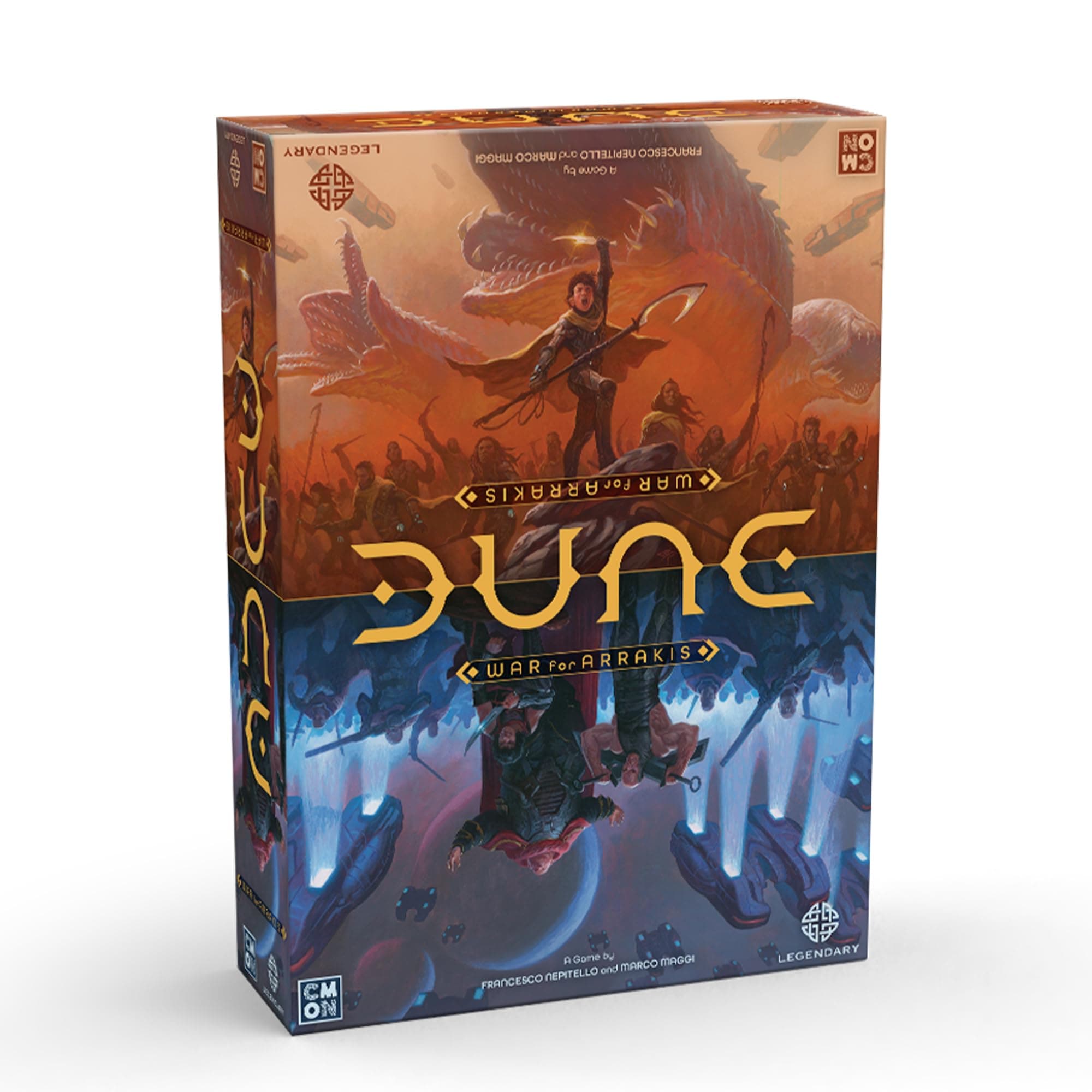 CMON Dune: War for Arrakis Board Game Core Box - Tabletop Miniature Strategy Game Asymmetrical Game Play for Kids and Adults Ages 14+ 1-4 Players 120 Minute Play Time