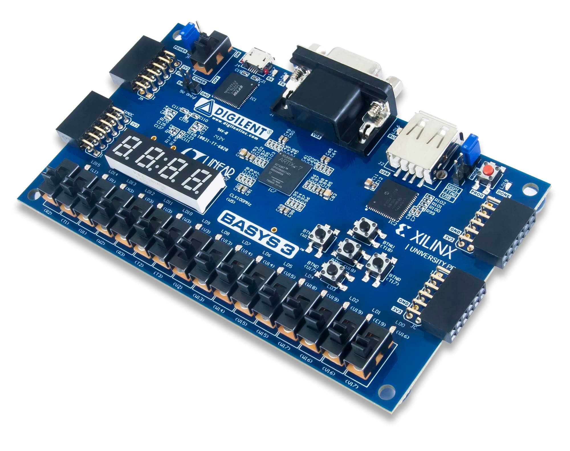 Basys 3 Artix-7 FPGA Trainer Board: Recommended for Introductory Users