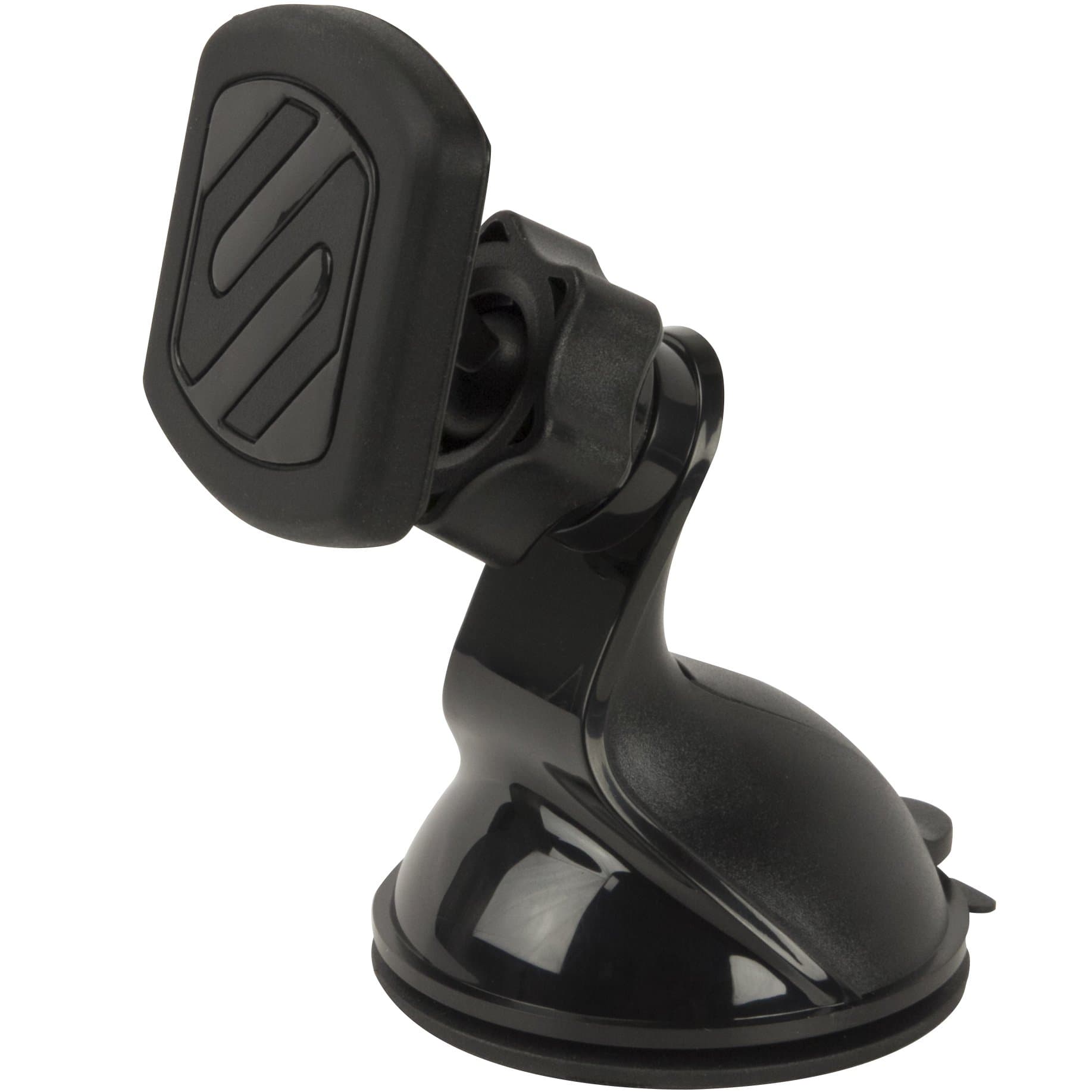 Scosche MAGWSM2 MagicMount Magnetic Suction Cup Mount for Car Windshield or Dashboard, 360° Adjustable Magnet Head, Universal Cell Phone Holder for Car, Compatible with iPhone, Samsung & All Devices