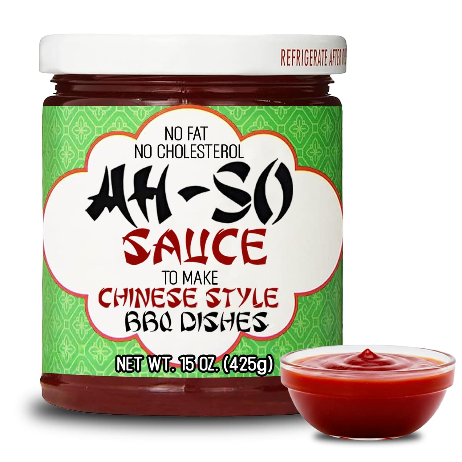 Ah-So Chinese Rib Sauce 11 oz Jar – Sweet & Tangy Chinese-Style Spare Rib Marinade and Glaze for Pork, Chicken & Wings; Classic Takeout BBQ Flavor.
