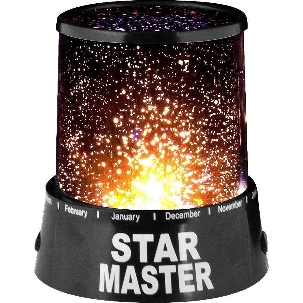 N M Z LED Star Master Sky Starry Night Light Projector Lamp, Multicolour, Round