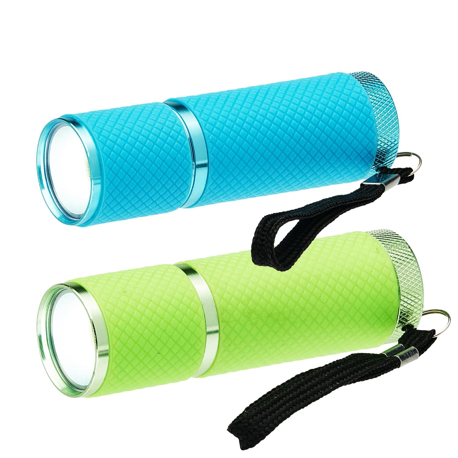 LitezAll Glow in The Dark Flashlight - Cute, Fun, Mini LED Pocket Flashlight, Rubber Coated, Battery Operated, Batteries Included