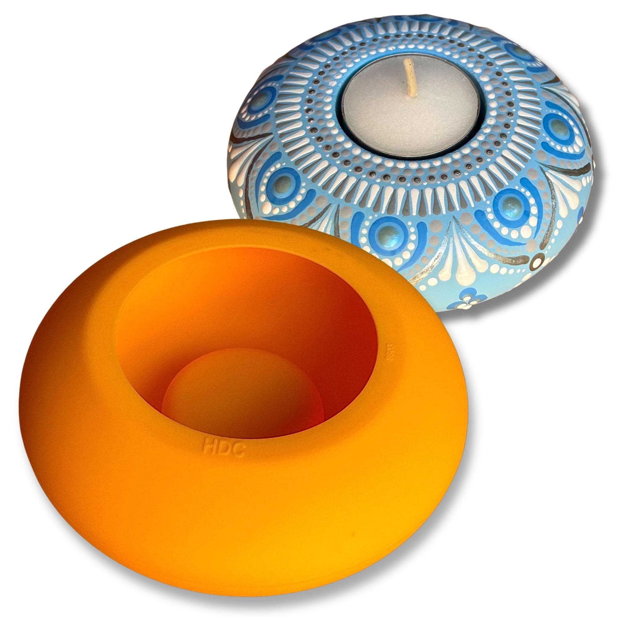 Happy Dotting Company Tea Light Candle Mold #2