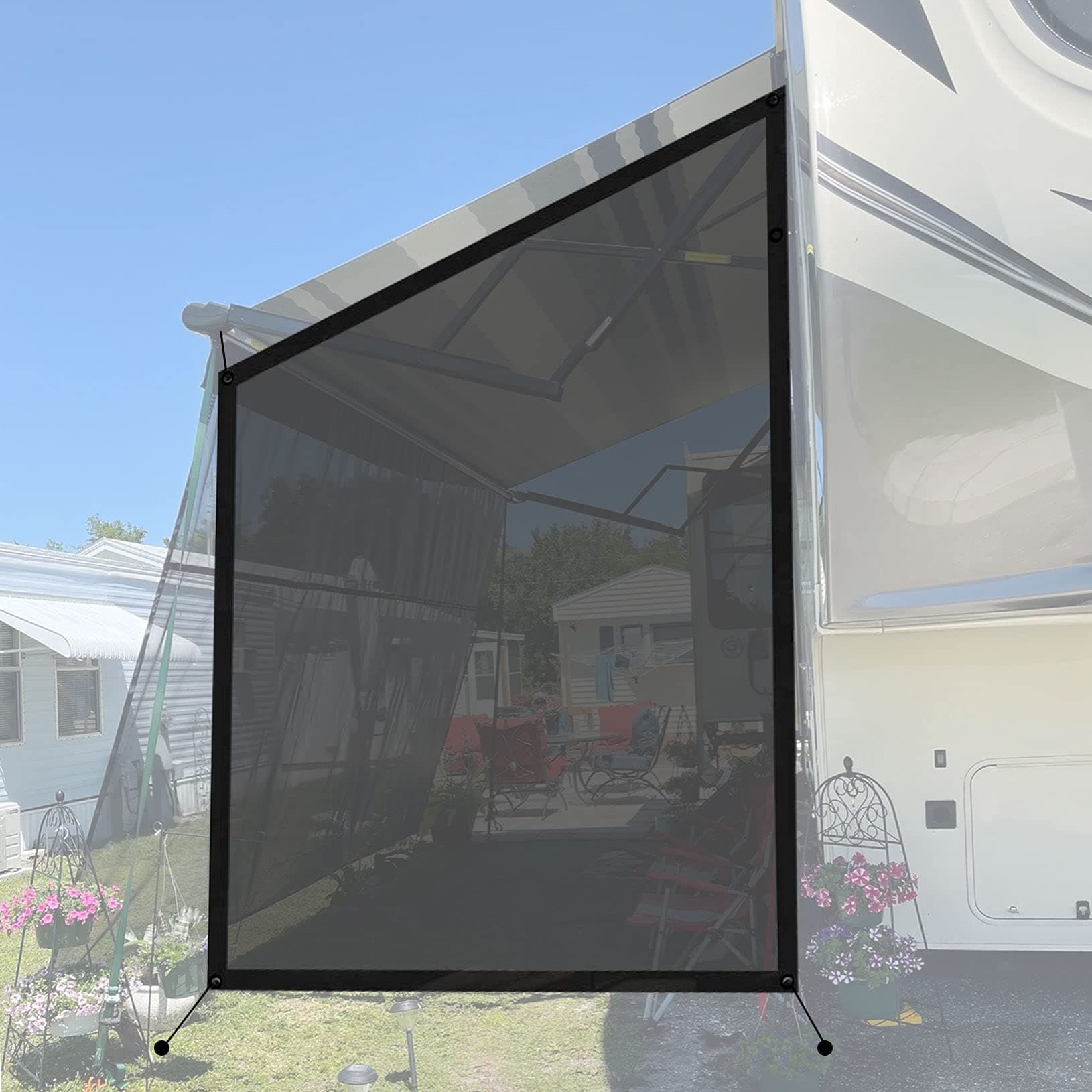 RV Awning Side Sun Shade