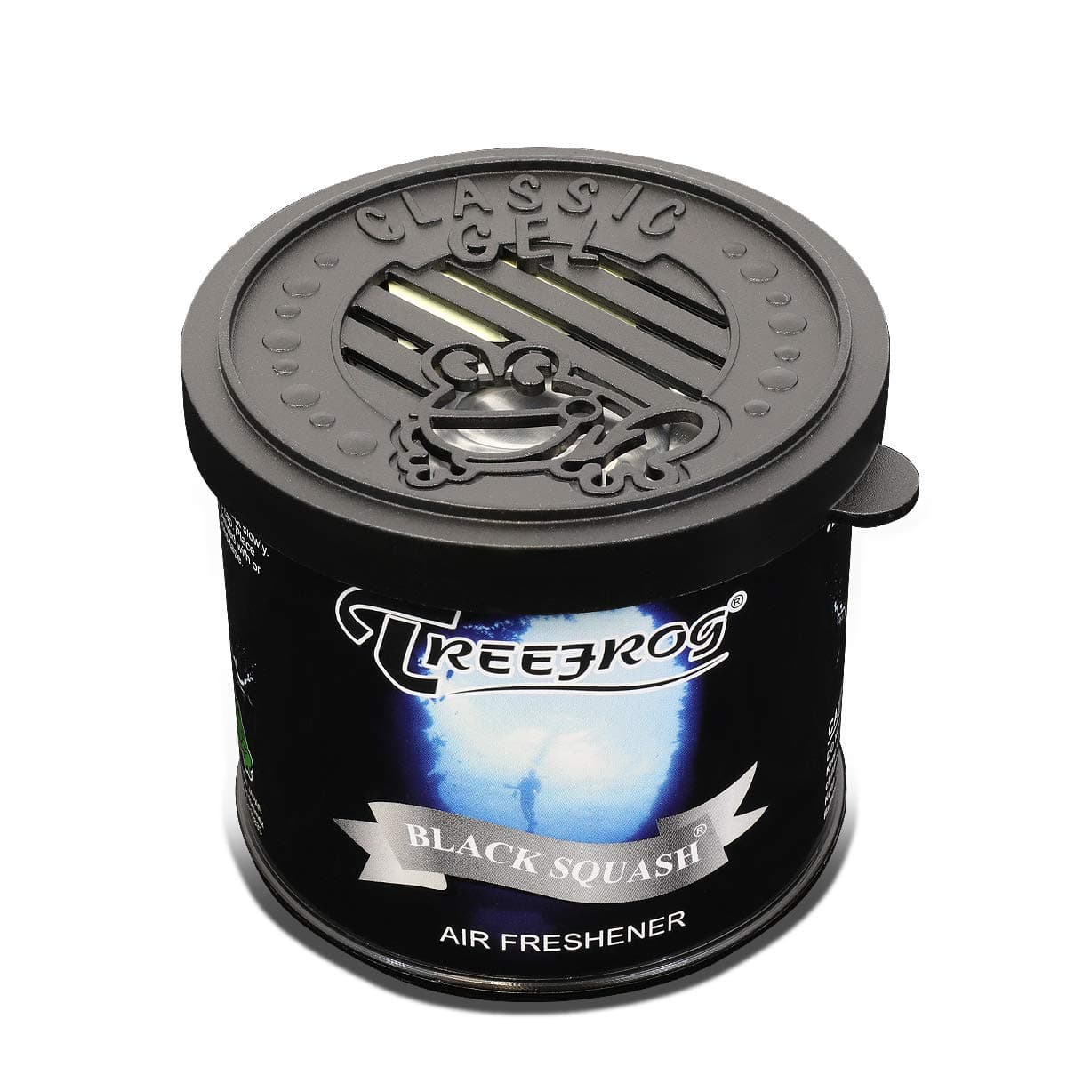 Tree Frog Black Squash 80g/2.8oz Natural Gel Car/Office/Home Can Air Freshener JDM