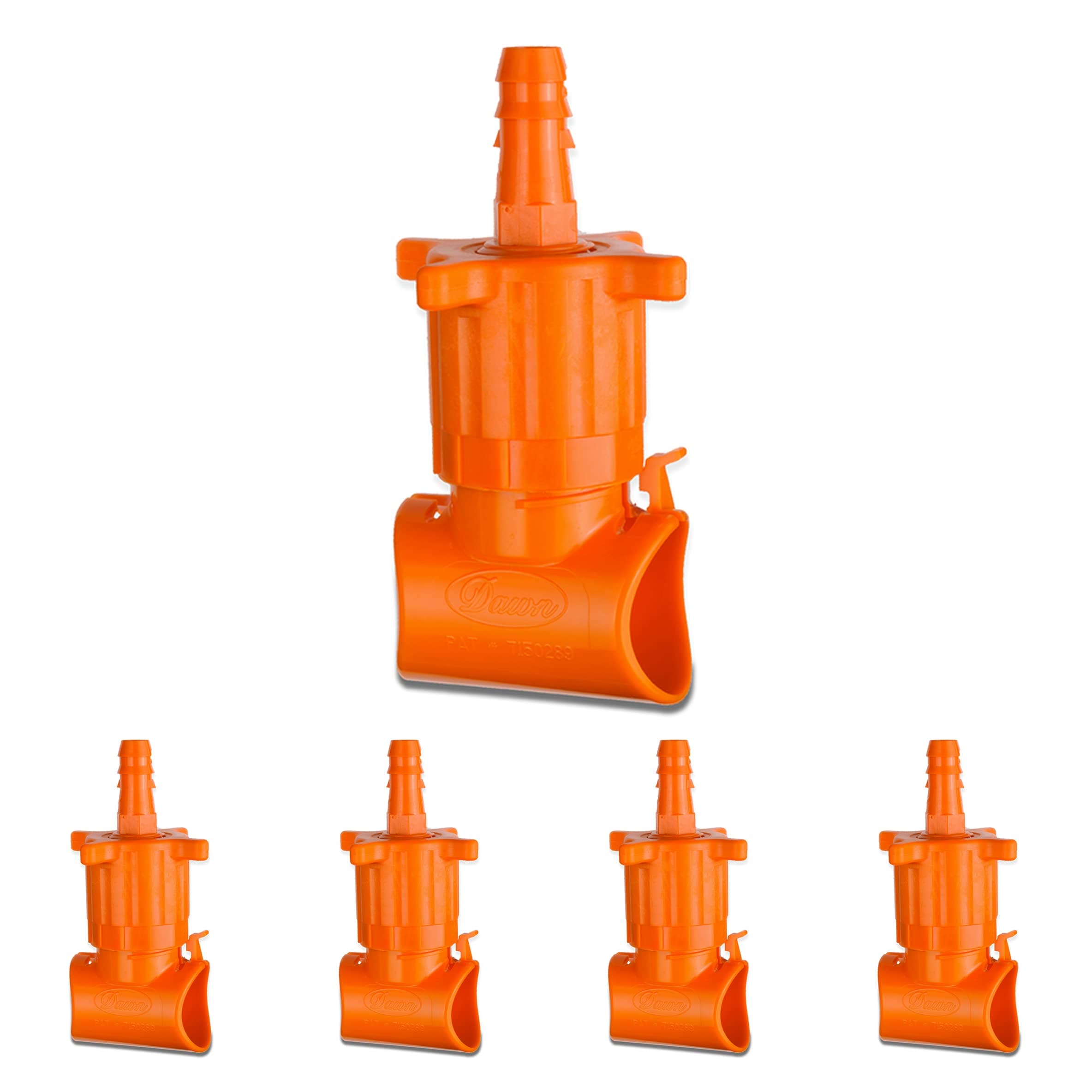 Dawn Industries KT010SW-S, Poly Tool-Less Saddle Tee: 1" PE x Swing/Funng Straight, KwikTap Plastic Saddles, Made in USA (5pc)