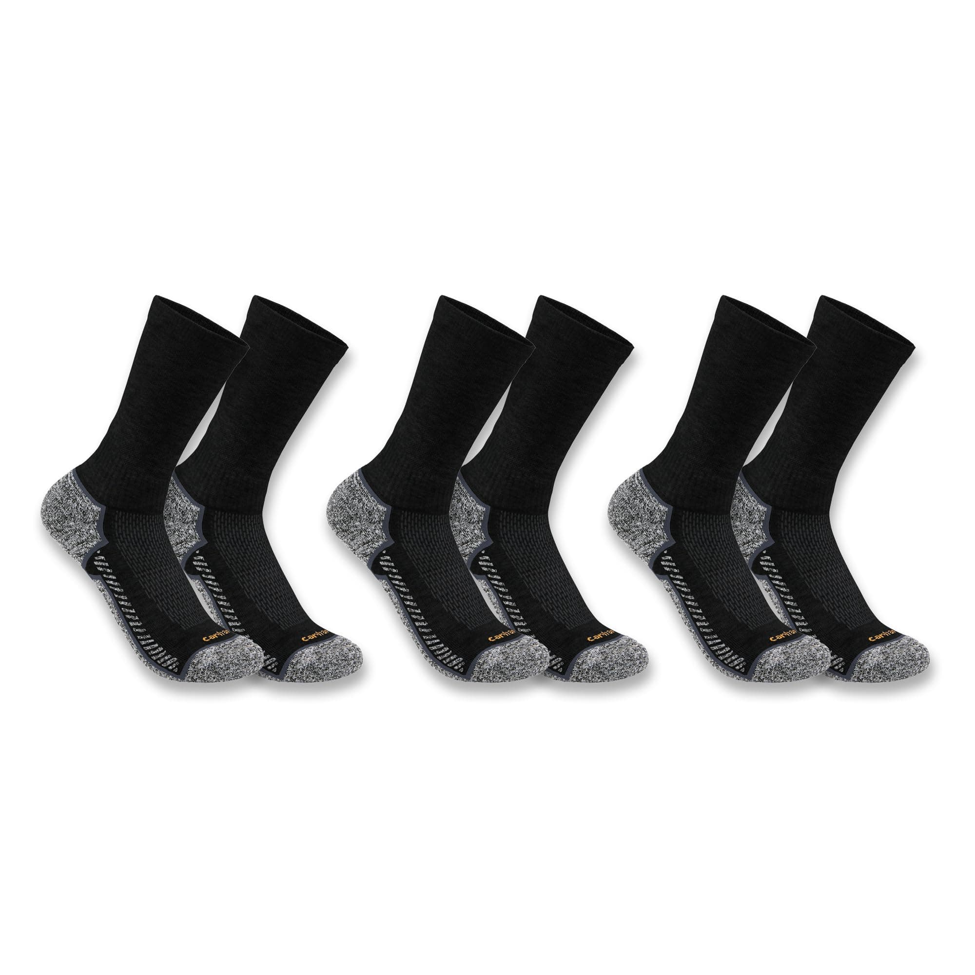 SC4223M FORCE Midweight Crew Sock 3 Pack