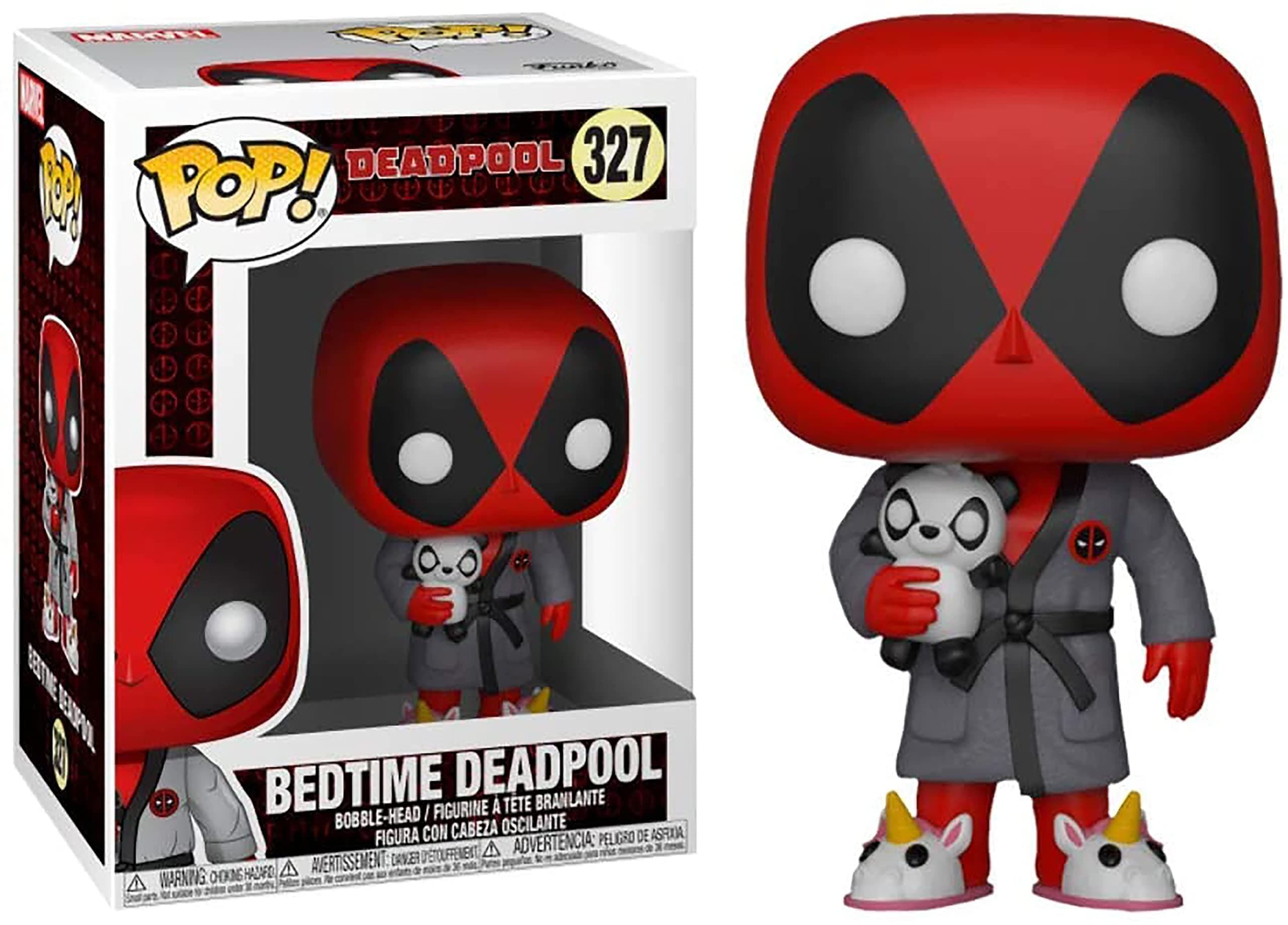 Pop Marvel: Deadpool Playtime - Deadpool in Robe - Collectable Vinyl Figure - Gift Idea - Official Merchandise - Toys for Kids & Adults - Superheroes Fans - Model Figure for Collectors