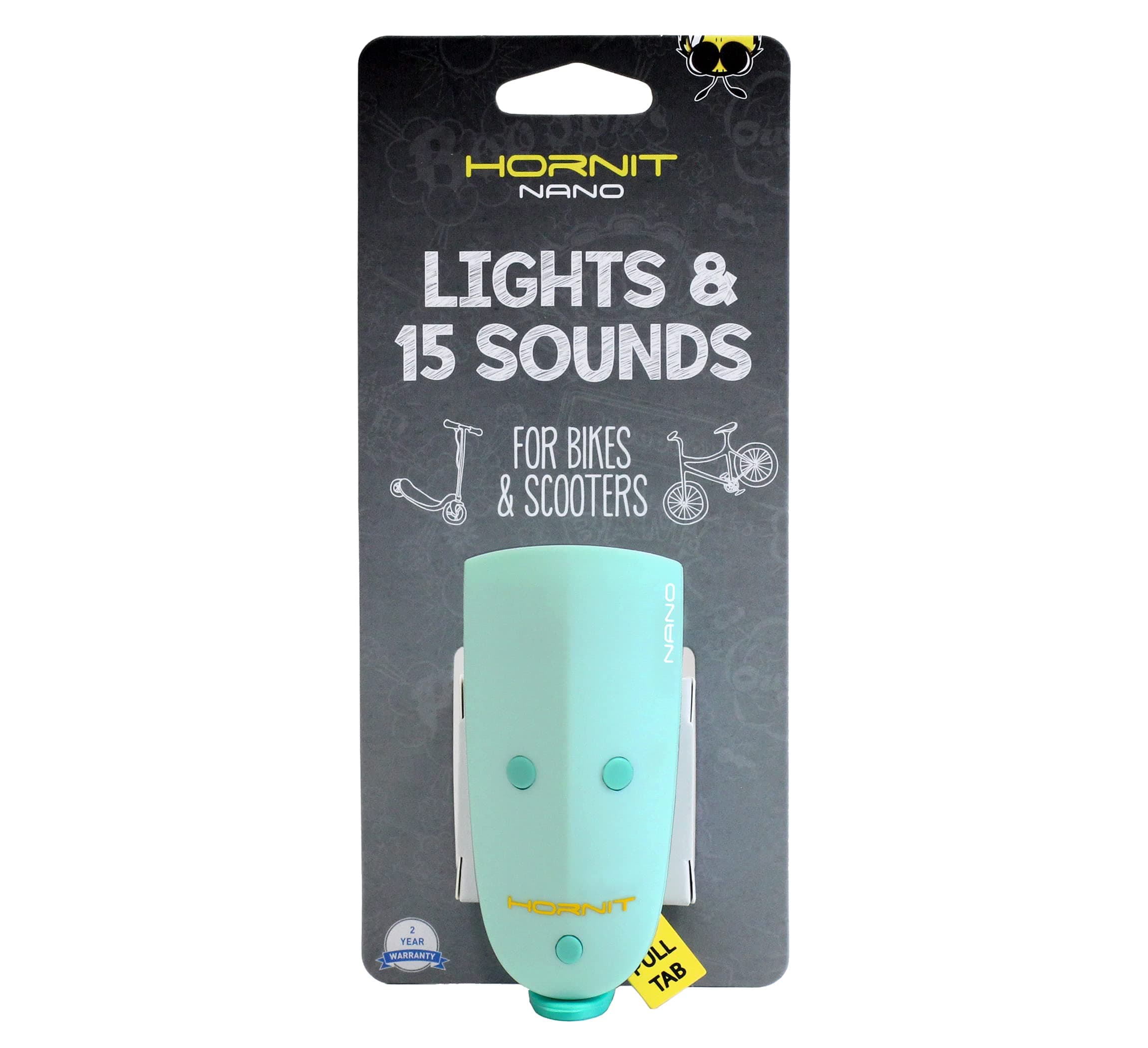 HornitMini Nano Horn & Light, Mint Green