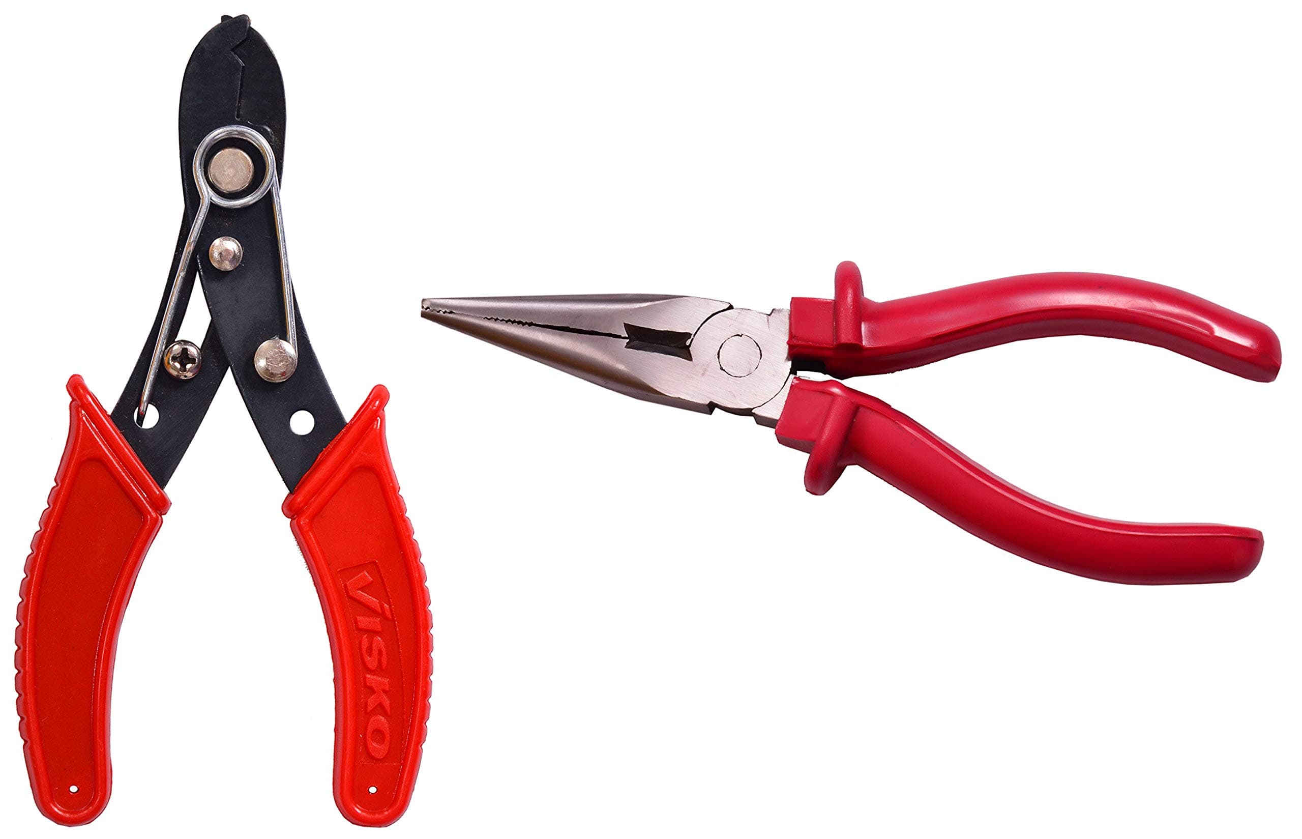 Visko Tools 239 6-inch Wire Cutter or Stripper + Visko Tools 254 6 Inch Long Nose Plier