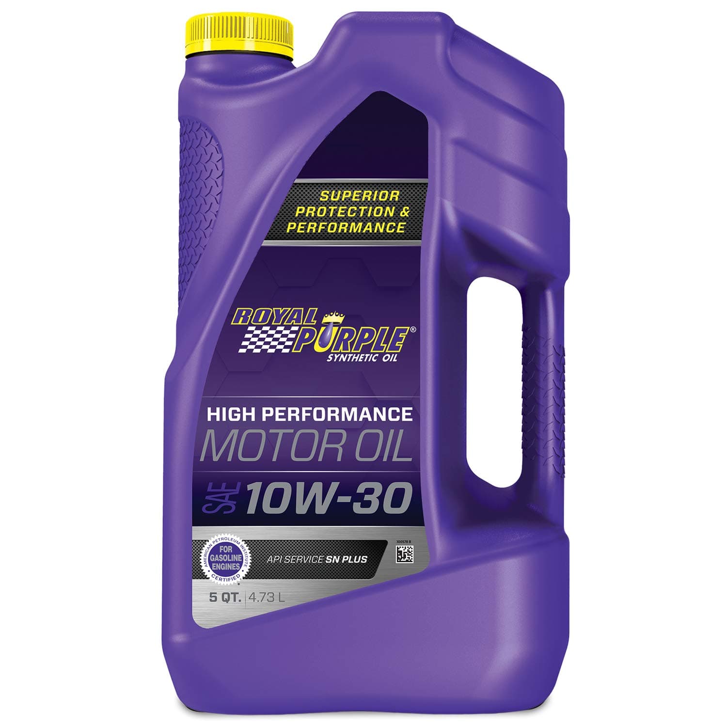 51130 API-Licensed SAE 10W-30 High Performance Synthetic Motor Oil - 5 qt., Model:ROY51130