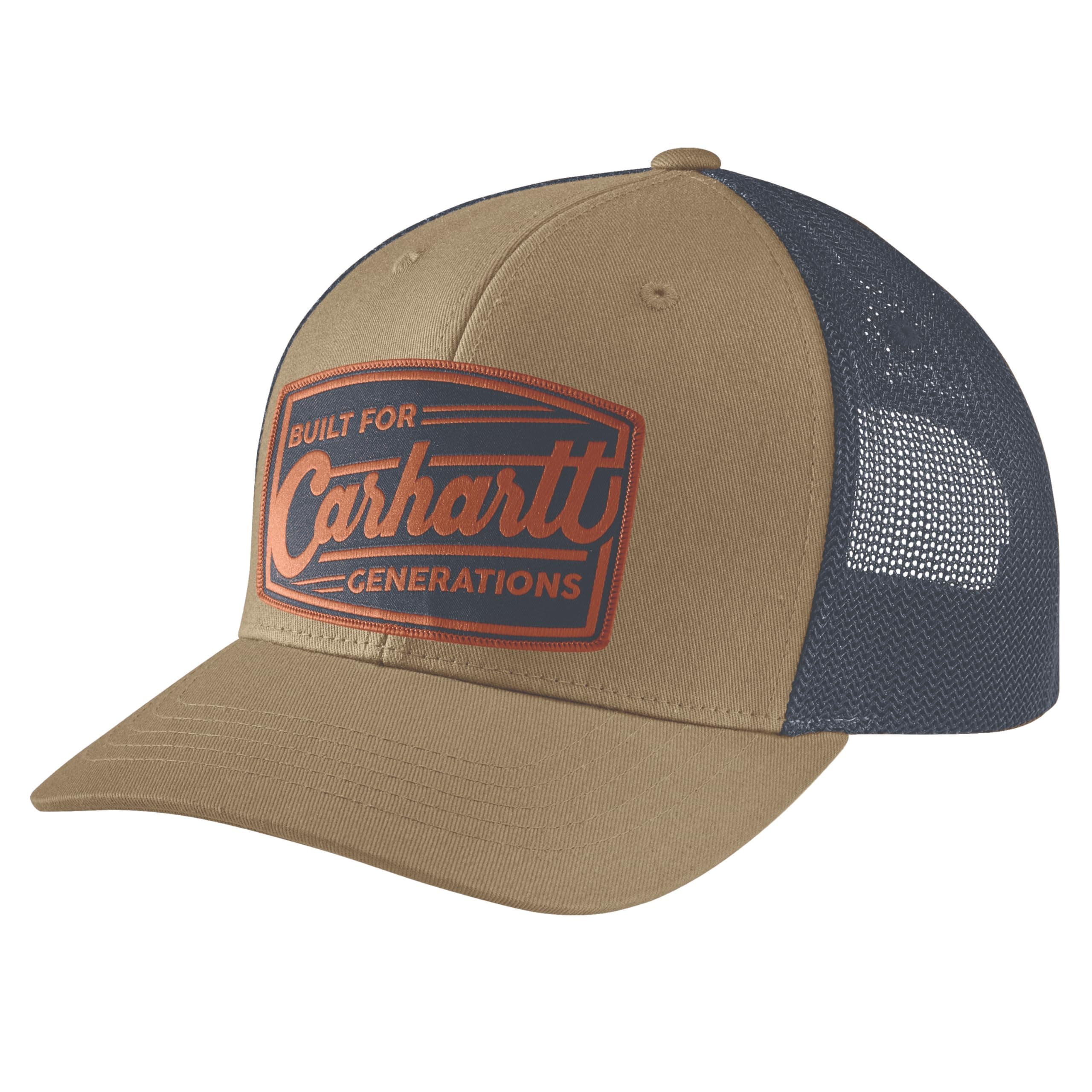 Carhartt Men's 106928 Canvas Mesh-Back Built Patch Cap