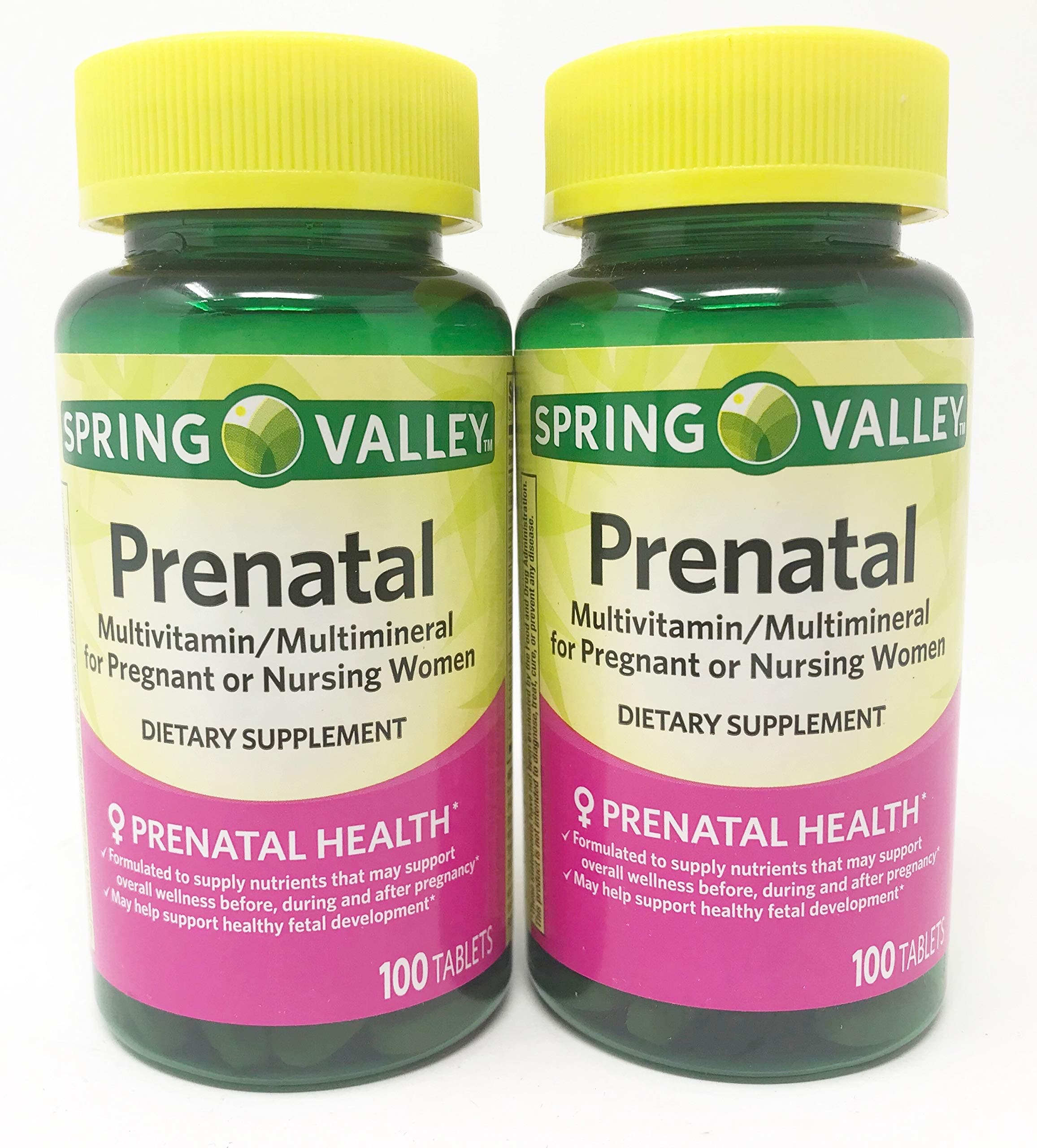 Spring ValleyPrenatal, Multivitamin, Multimineral, Twin Pack 200 Tablets Total