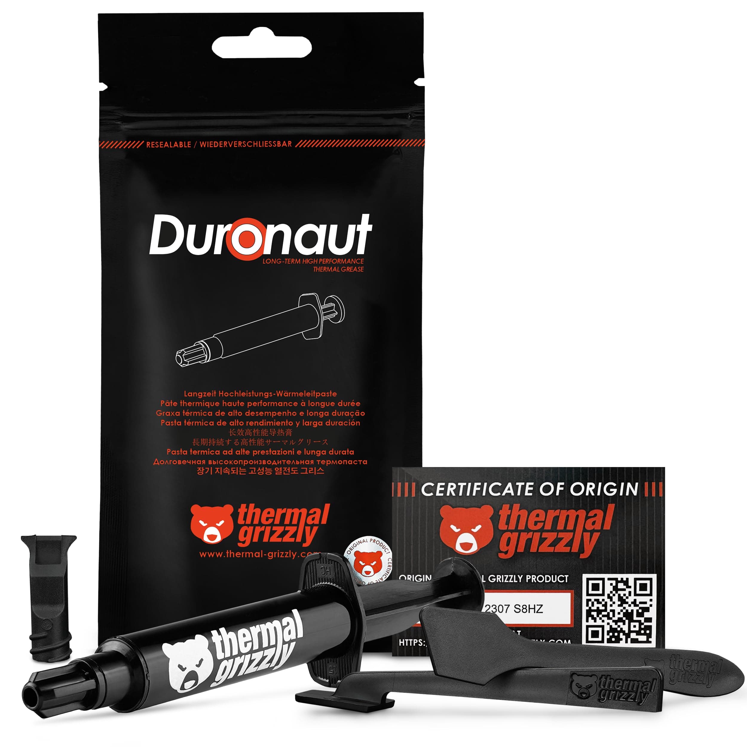 Duronaut - 6 Gram - Enhanced Durability & High Performance Thermal Paste - for Maximum Thermal Conductivity While Overclocking CPU/GPU/PS4/PS5/Xbox