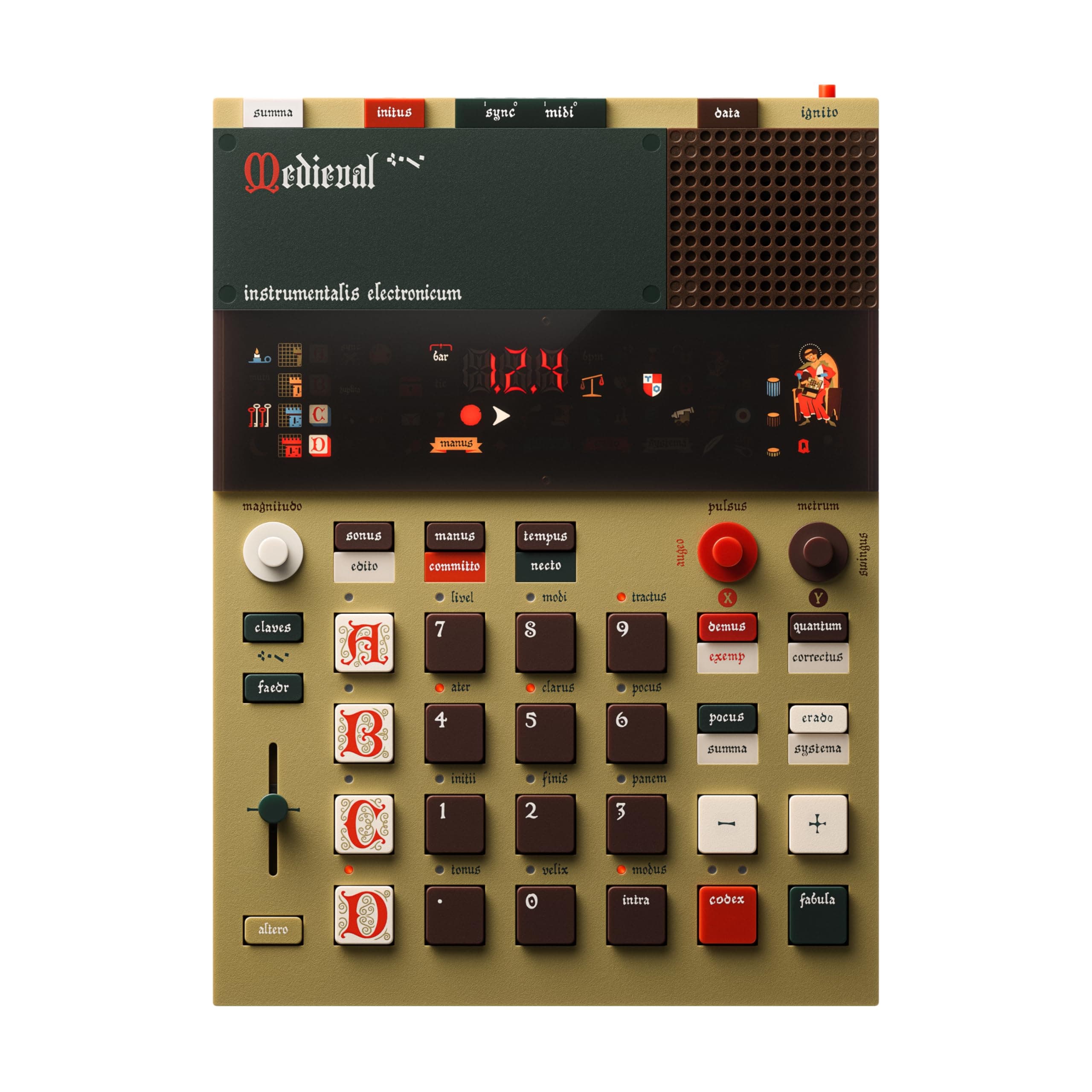EP-1320 Medieval Sampler, Drum Machine and Sequencer with Built-in Microphone and Effects