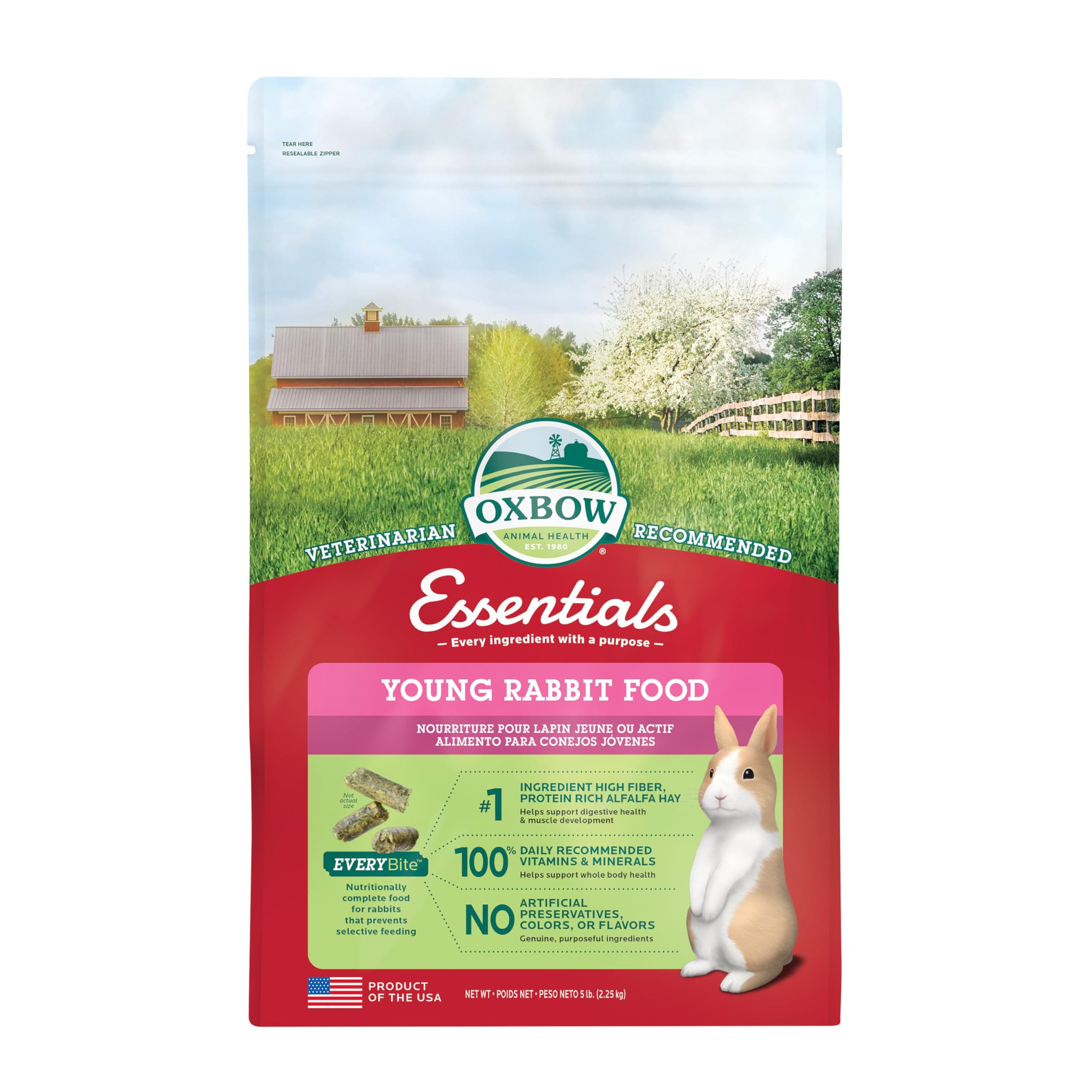 Bunny Basics Young Rabbit Food, 2.25Kg