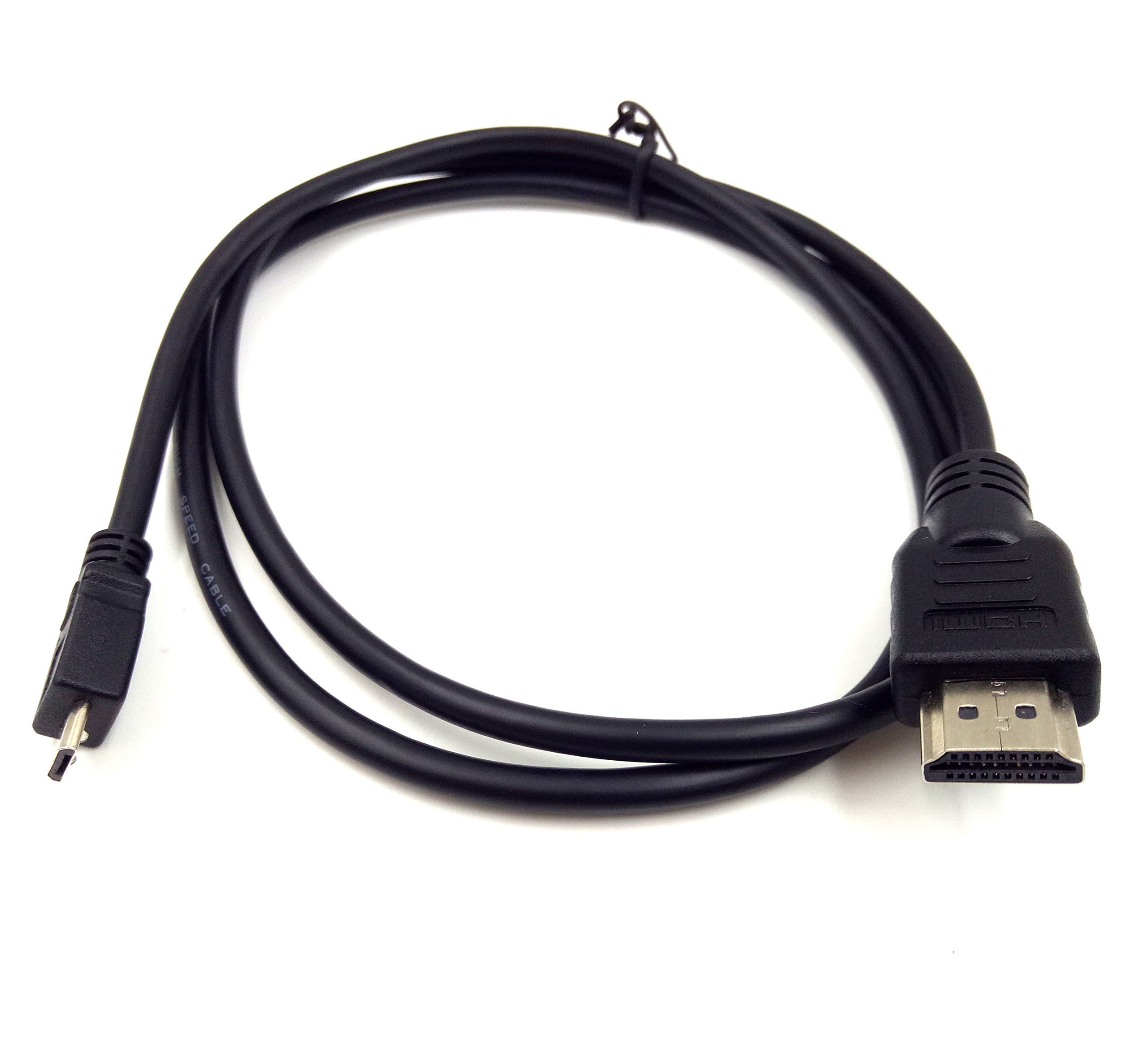 Micro USB to HDMI Cable Haokiang 3Ft/1M Micro USB Male to HDMI Male Data Charging Cord Converter Adapter Cable