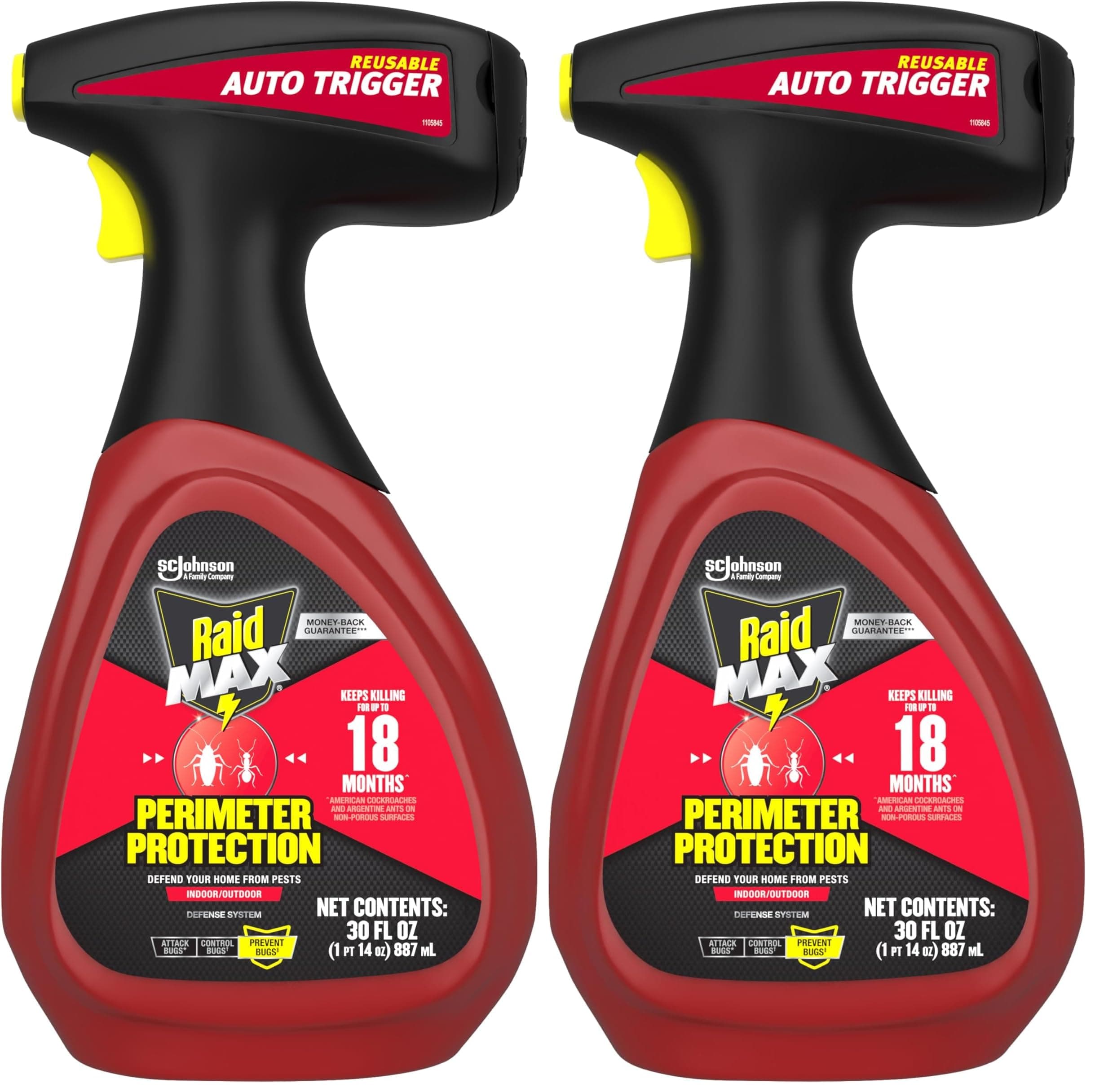 Raid Max Perimeter Protection, 30 Oz Bottle (Pack of 2)
